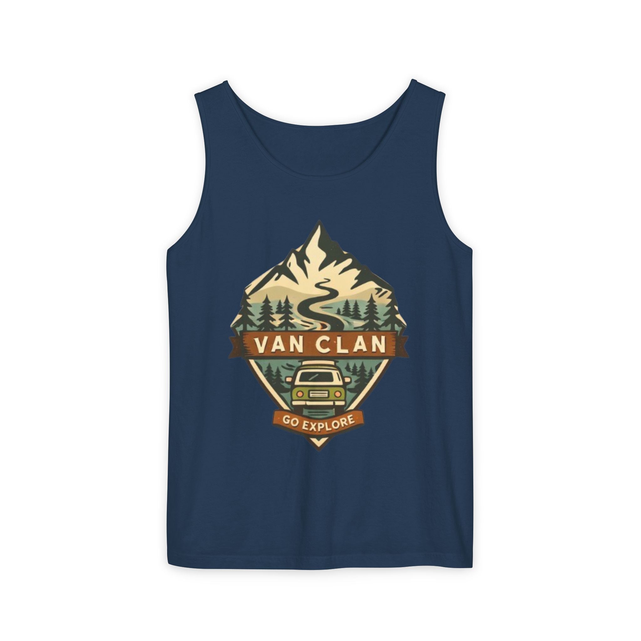 Van Clan Go Explore Tank Top | Adventure Van life Graphic Tank