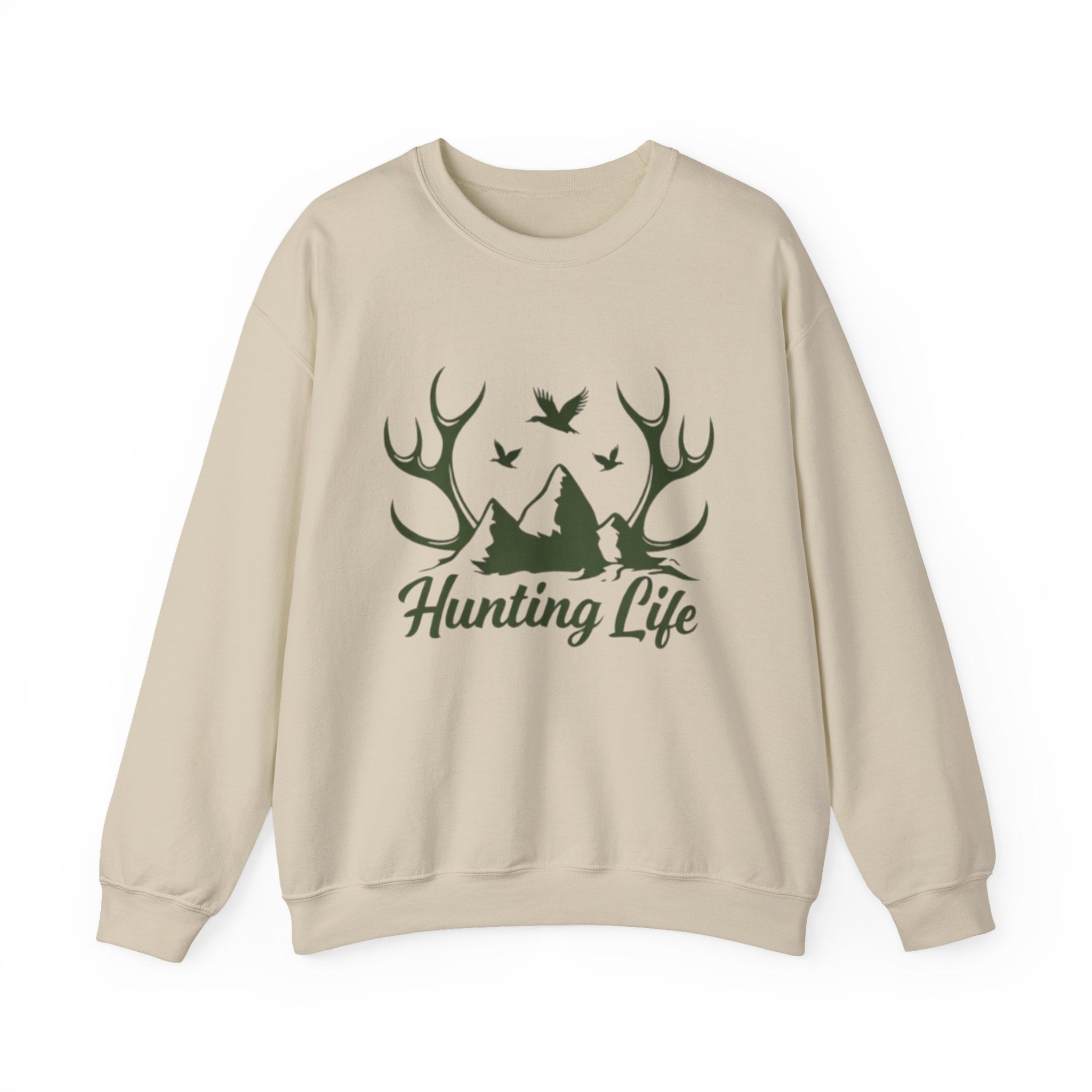 Hunting Life Sweatshirt | Outdoor Antler & Duck Hunt Crewneck