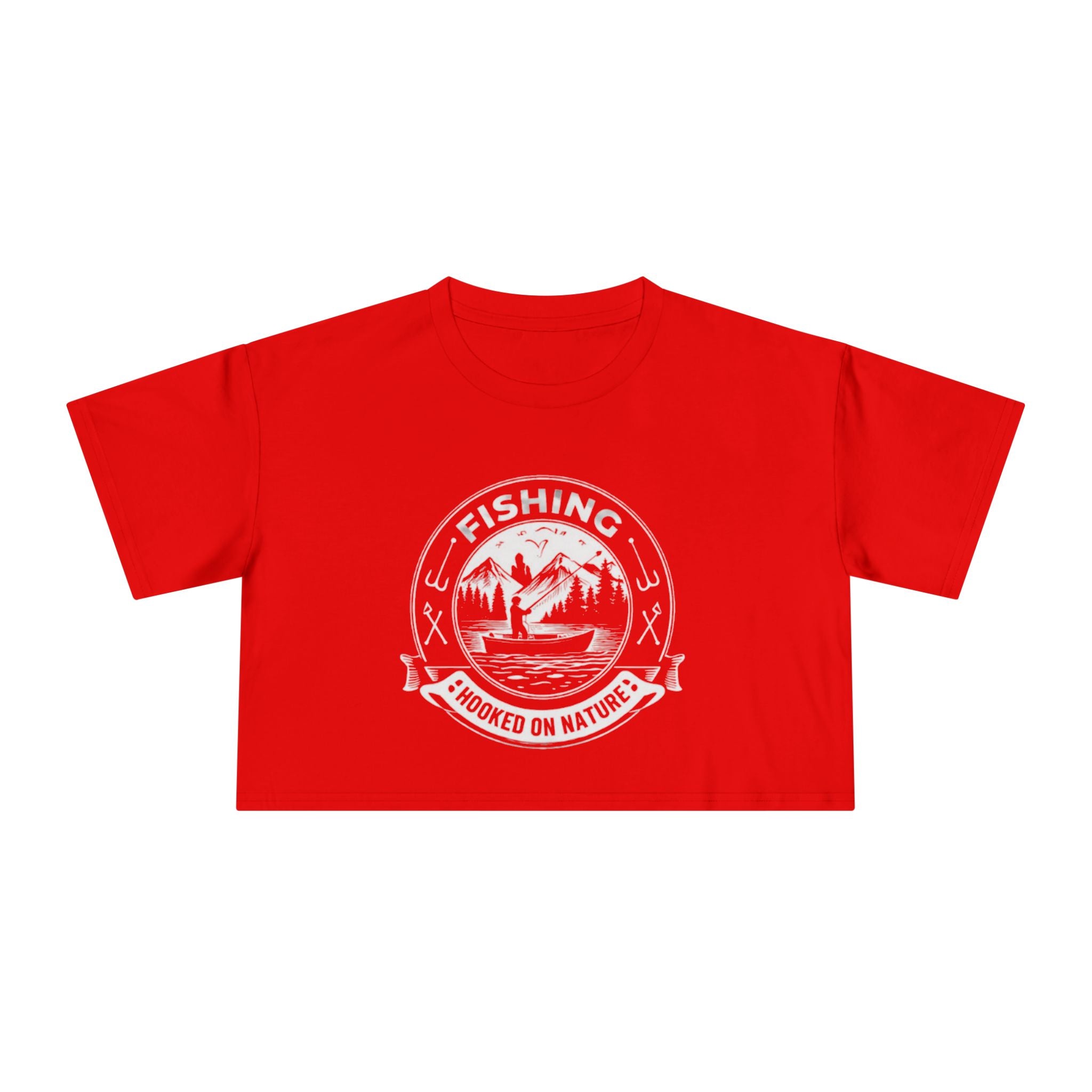 Fishing Crop Tee | Hooked on Nature Womens Outdoor Graphic Top
