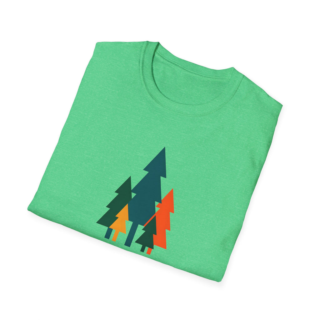 Colorful Pine Trees T-Shirt | Vibrant Forest Graphic Tee
