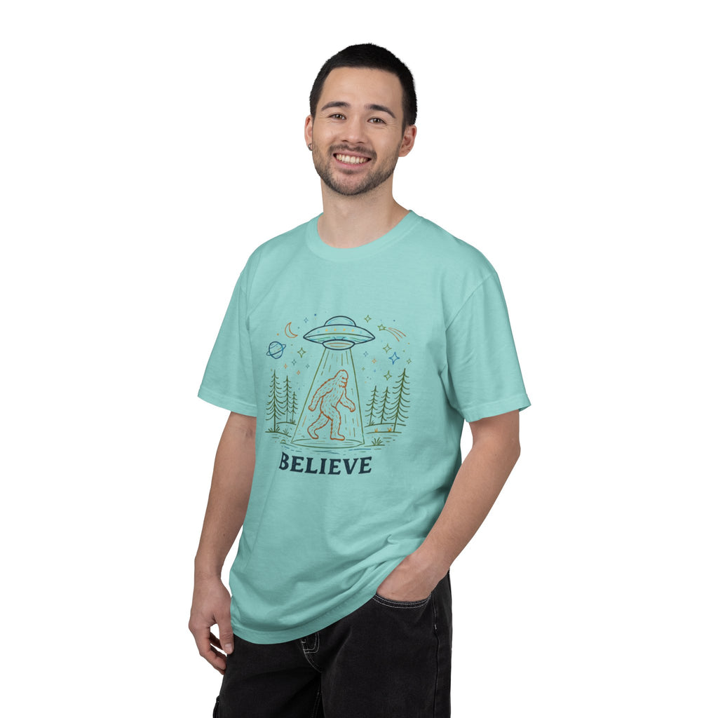 Believe Sasquatch UFO T-Shirt