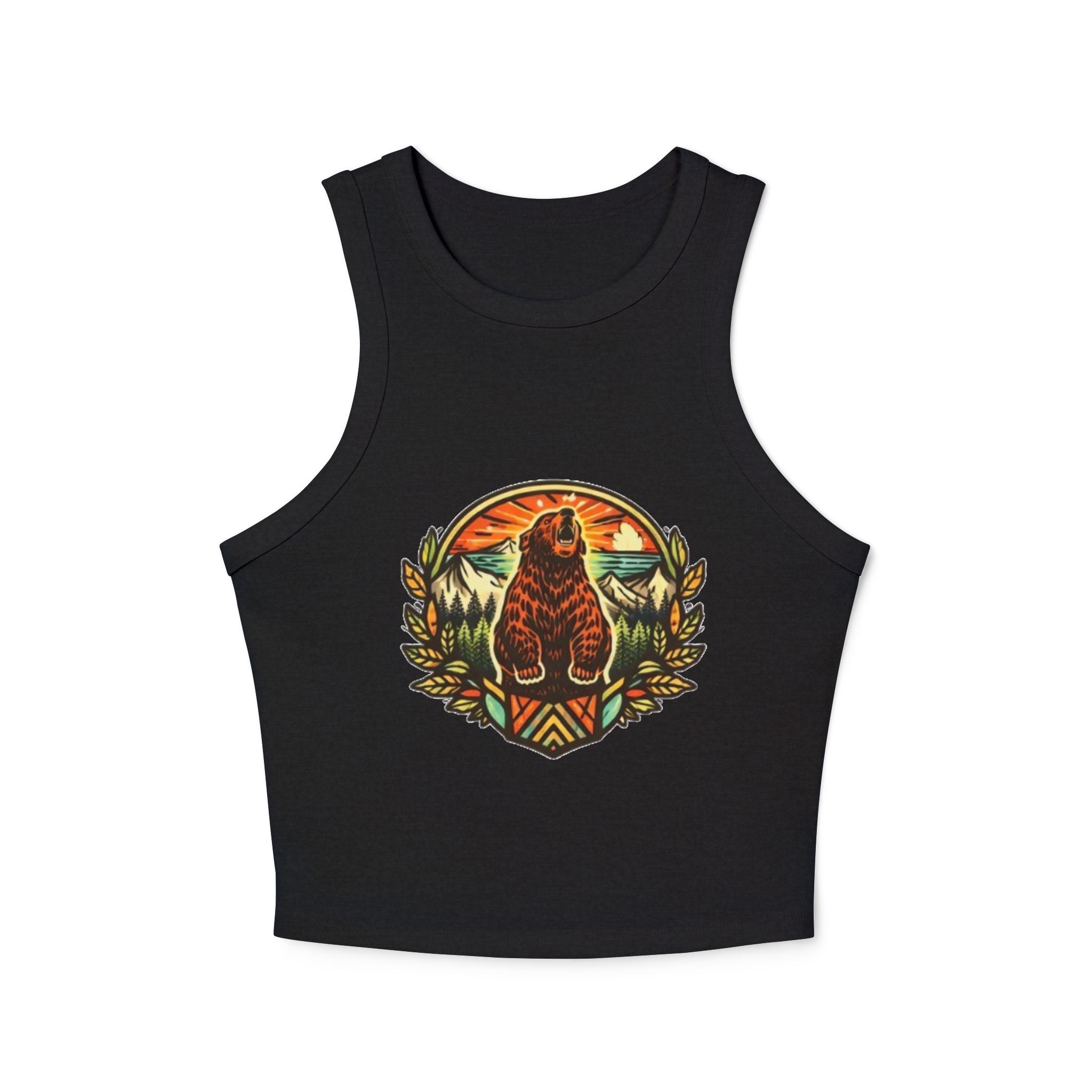 Women's Micro Rib Racer Tank Top