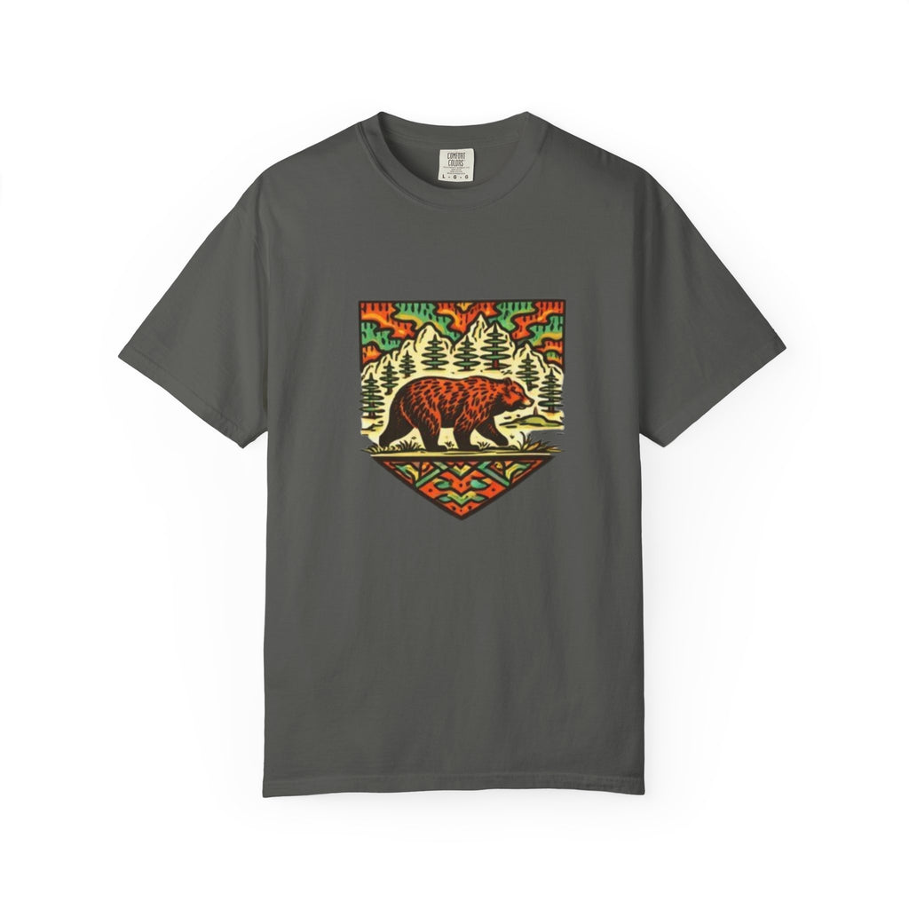 Bear Crest T-Shirt | Vintage Forest Adventure Graphic