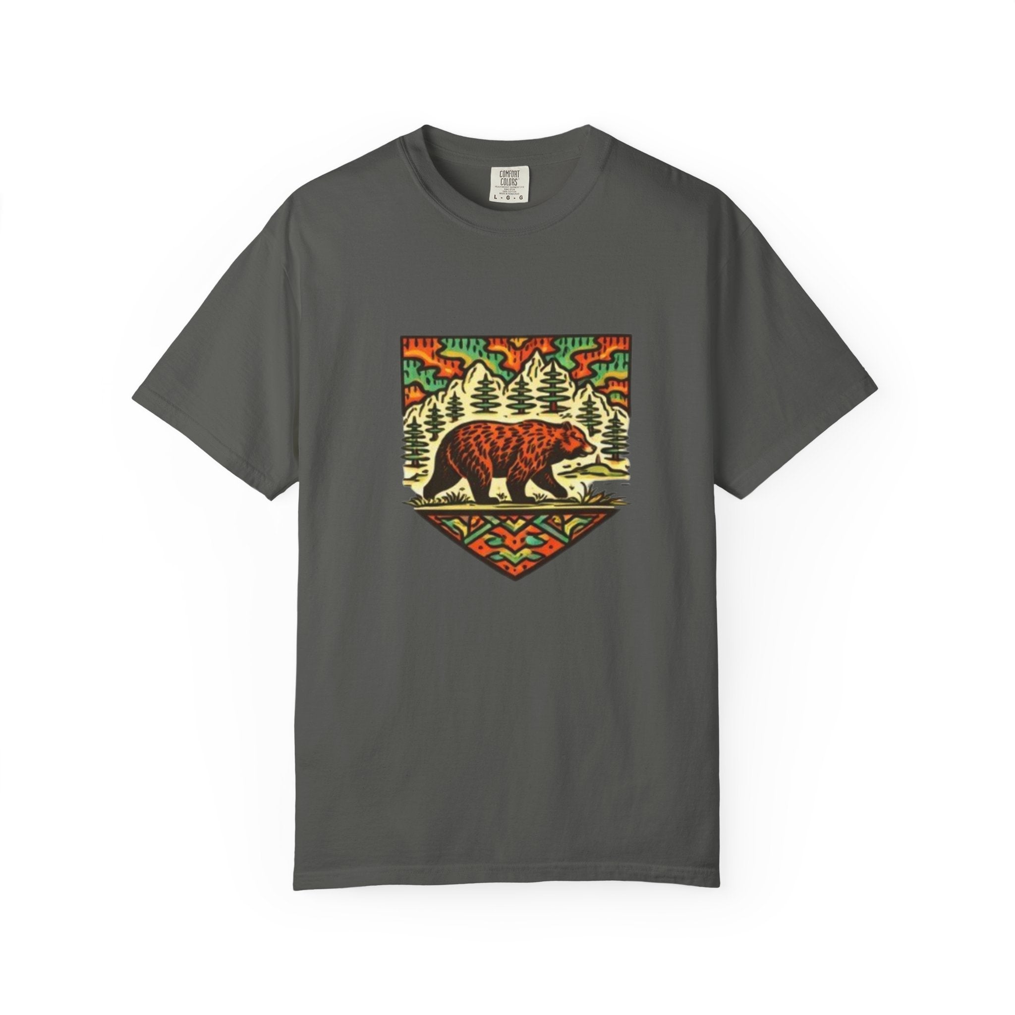 Bear Crest T-Shirt | Vintage Forest Adventure Graphic