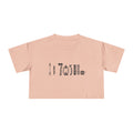 Crop Tee | Minimalist Vintage Camping Gear Illustration