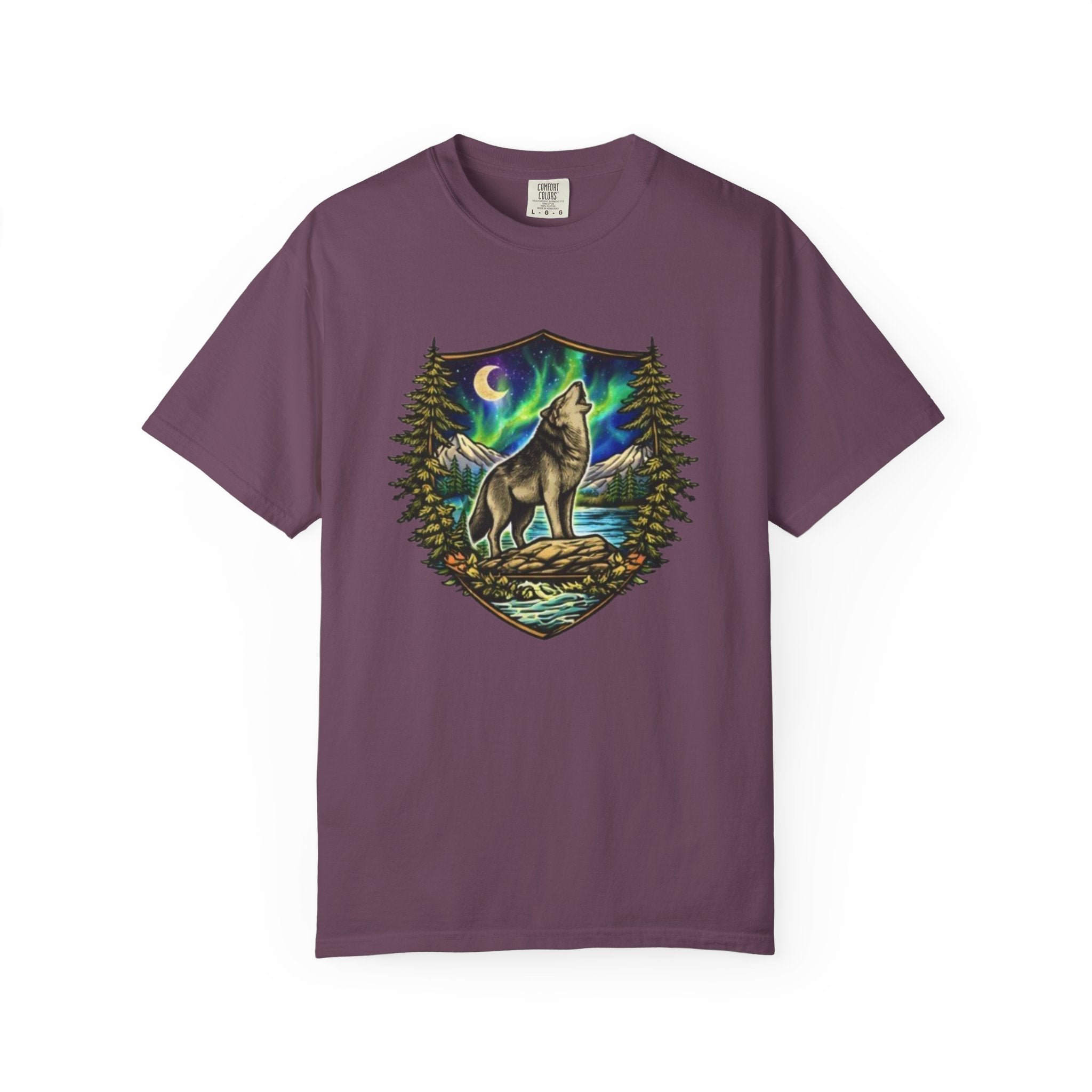 Wolf Howl T-Shirt | Northern Lights Outdoor Graphic Tee
