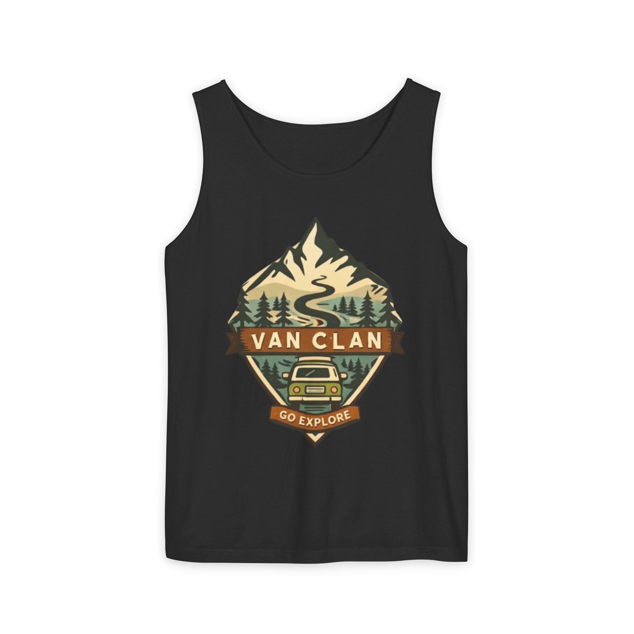Van Clan Go Explore Tank Top | Adventure Van life Graphic Tank