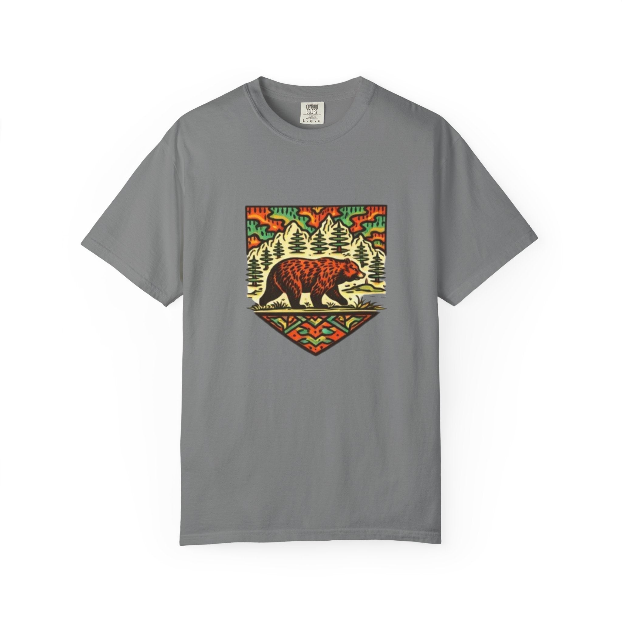 Bear Crest T-Shirt | Vintage Forest Adventure Graphic