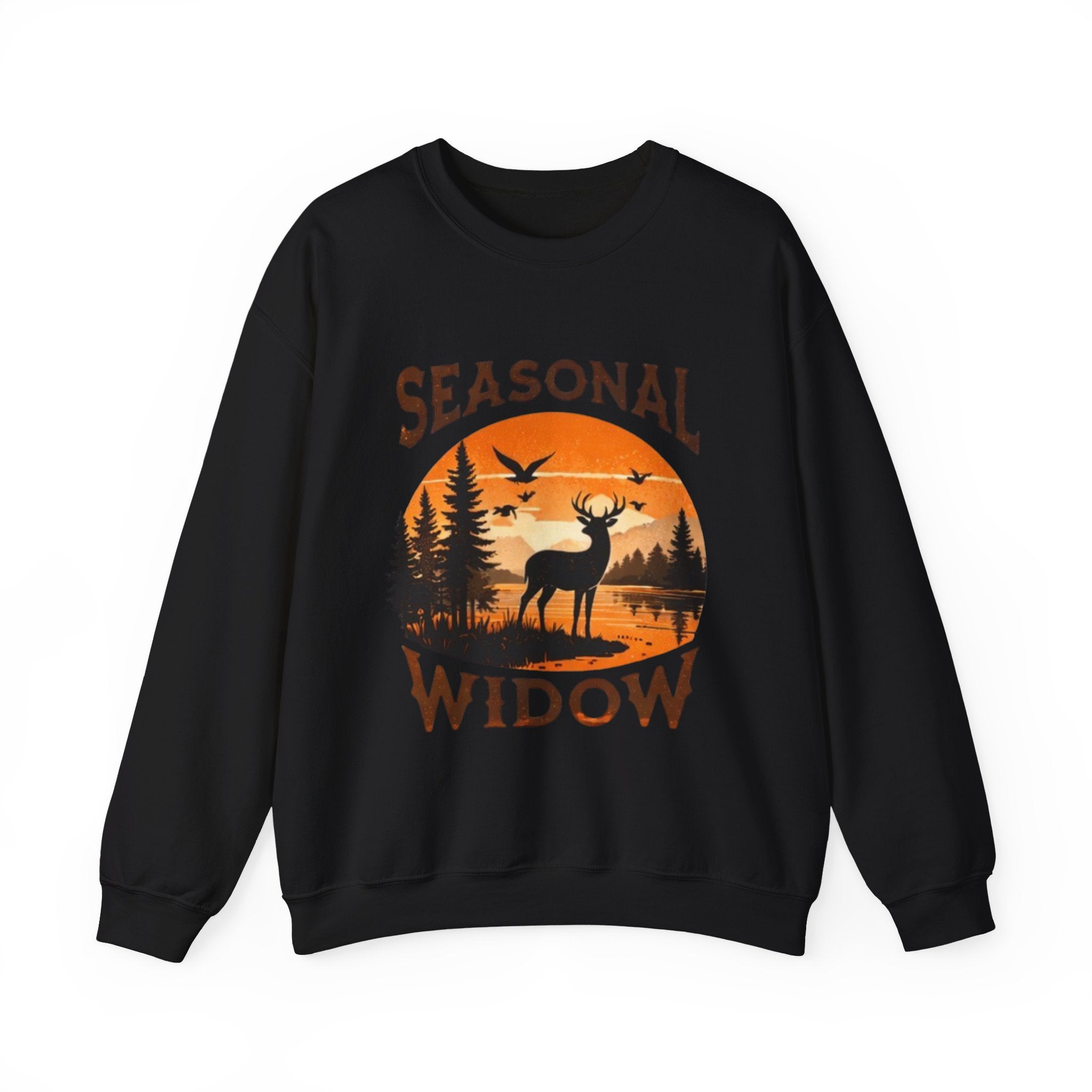 Sweatshirt | "Seasonal Widow" Deer Sunset Crewneck