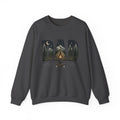 Dad Camping Crewneck Sweatshirt | Rustic Campfire & Mountain Outdoor Dad Gift
