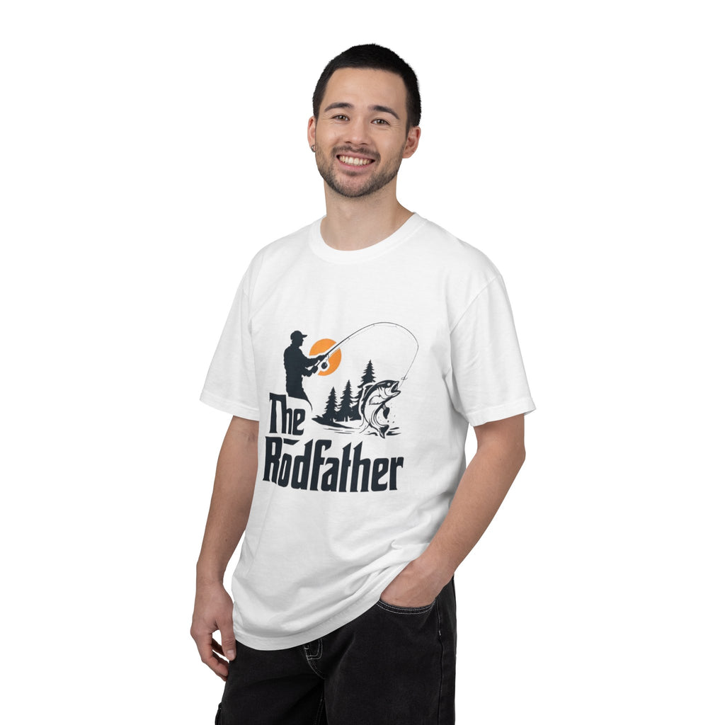 Rodfather fishing silhouette T-Shirt | Fishing tee, bass angler design