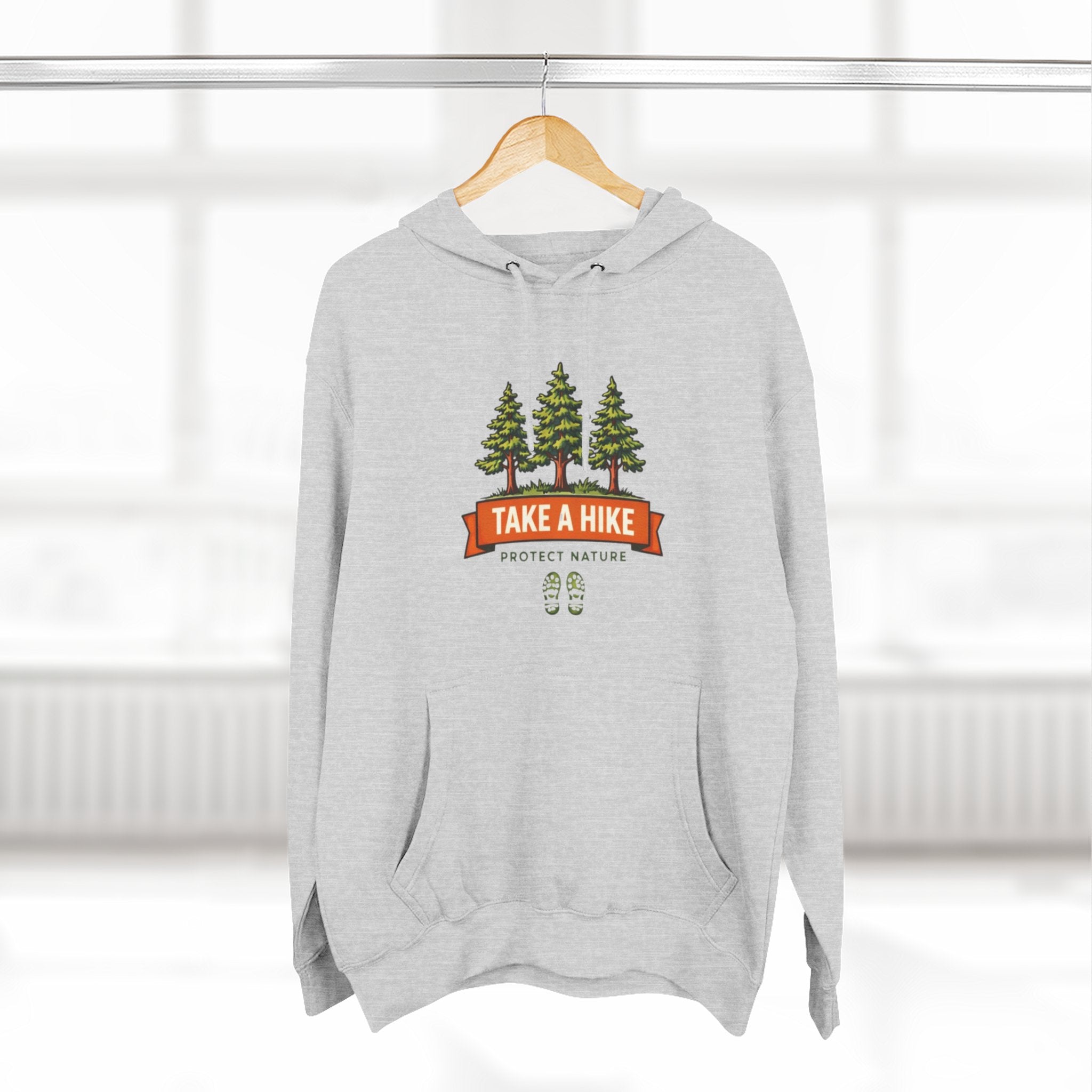 Hoodie | Take a Hike Graphic Hooded Sweatshirt Protect Nature