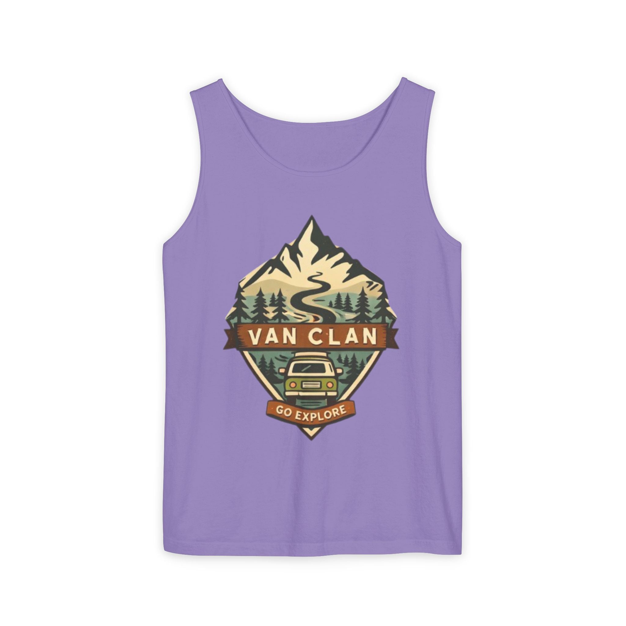 Van Clan Go Explore Tank Top | Adventure Van life Graphic Tank