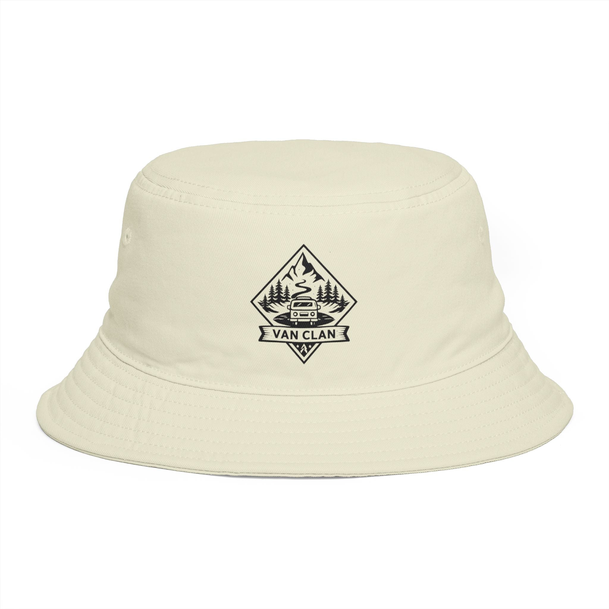 Adventure Camp Brown Bucket Hat | Van Clan Outdoors Patch