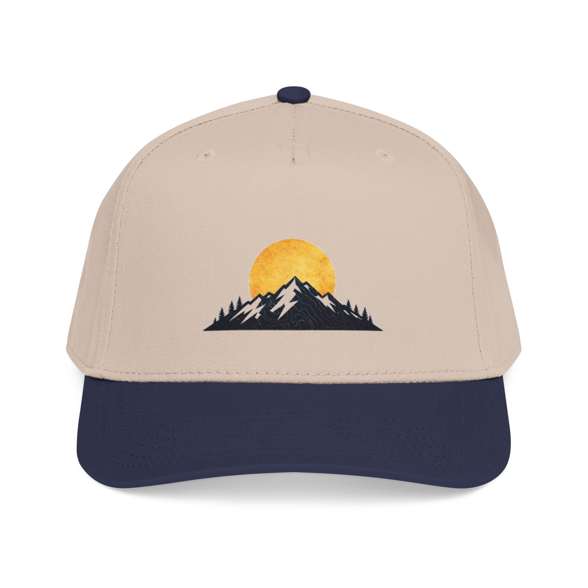 Mountain Landscape Baseball Cap | Rustic Outdoor Hiking Ball Cap