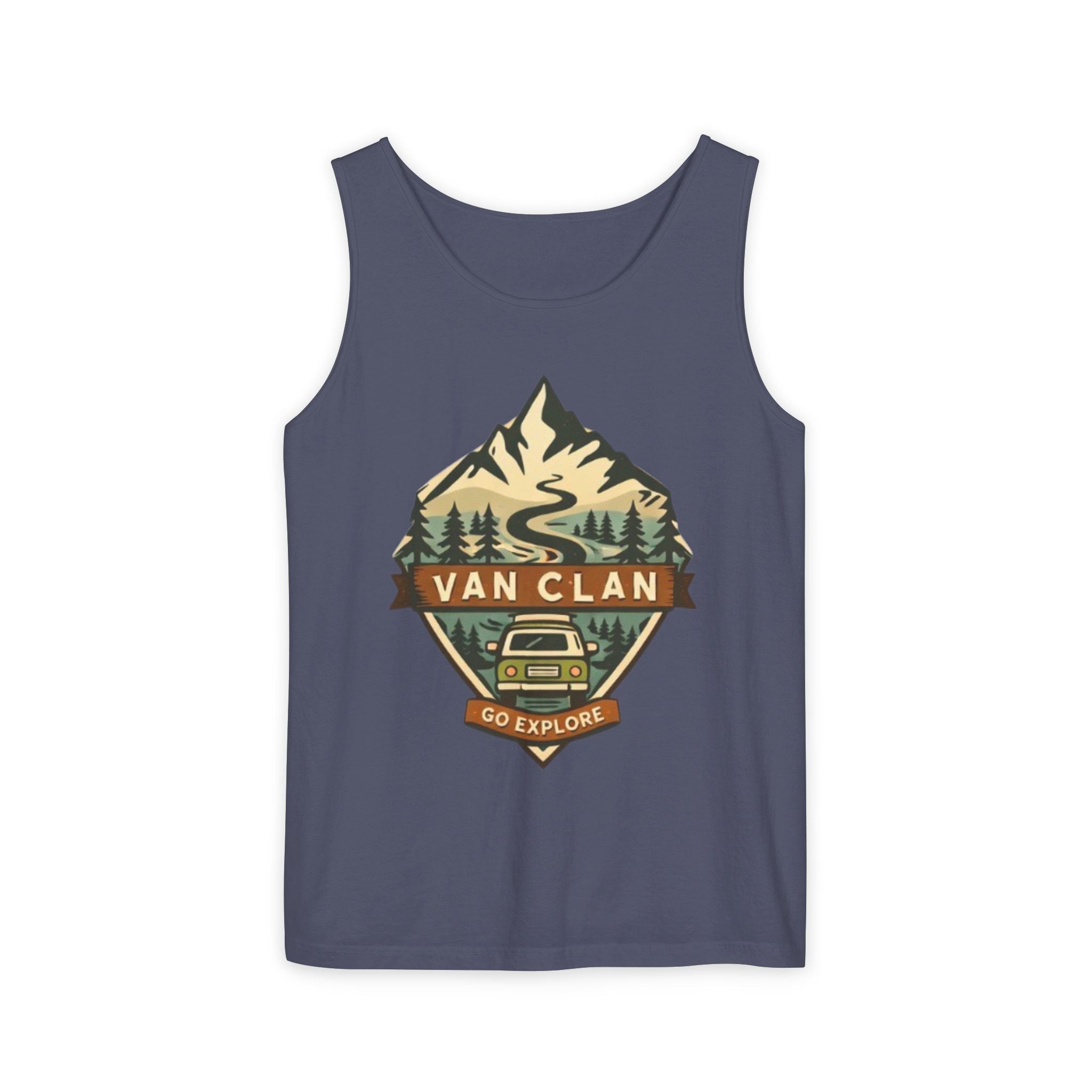 Van Clan Go Explore Tank Top | Adventure Van life Graphic Tank