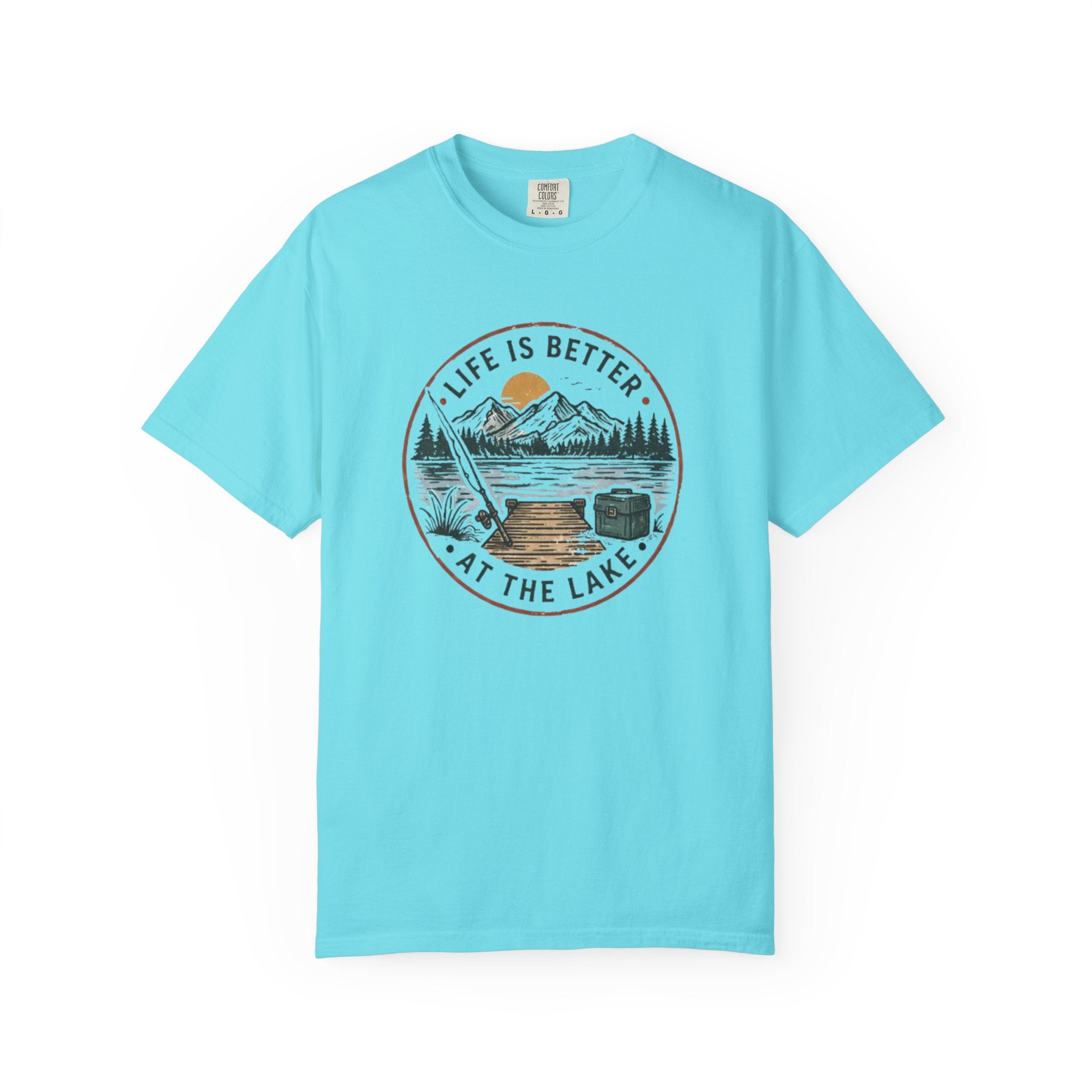 Life Is Better at the Lake Fishing Tee | Gift for Him or Her