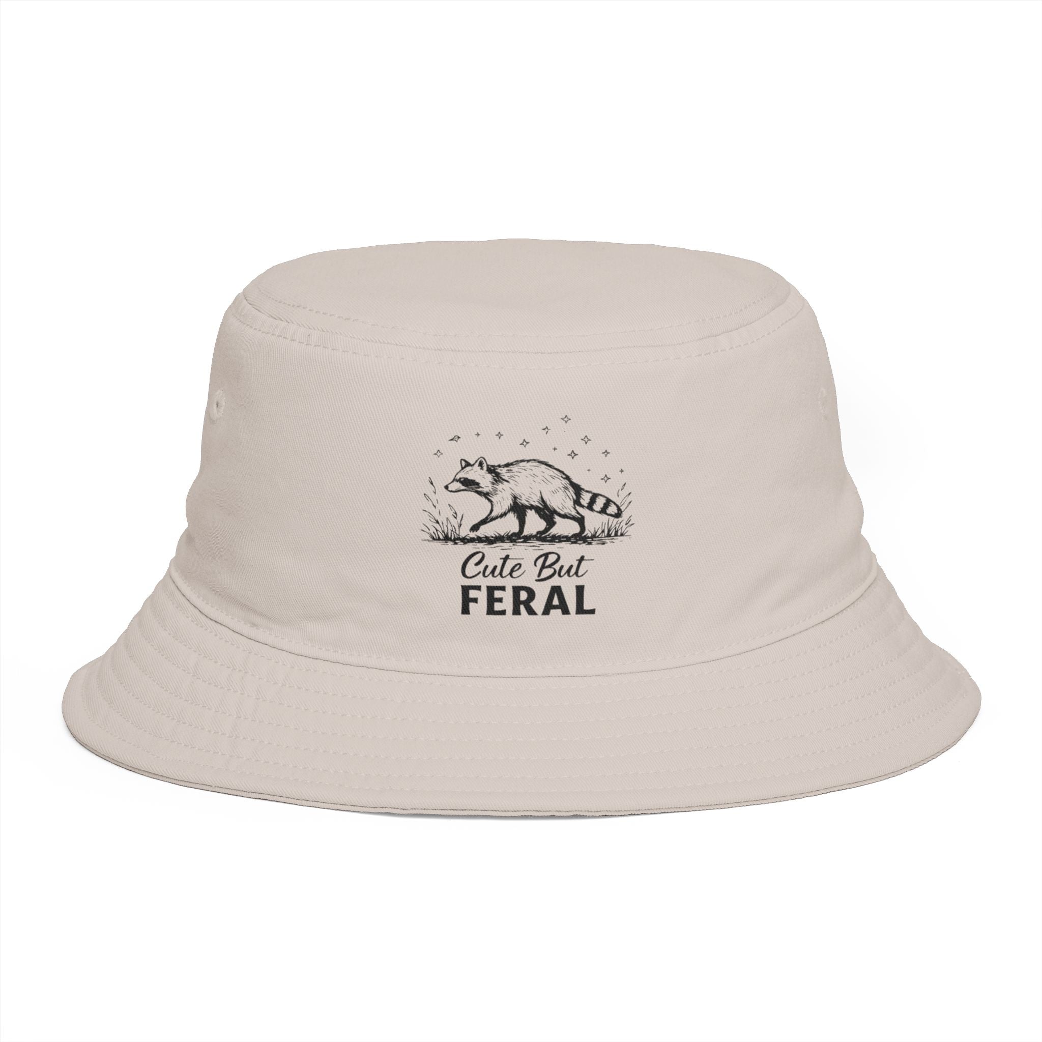 Feral Raccoon Cute Bucket Hat | Adorable Wild Animal Style