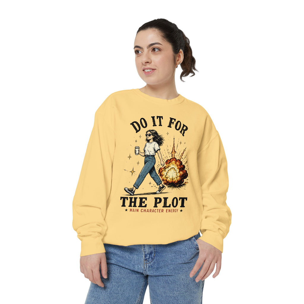 Do It For The Plot Sweatshirt | Literary Aesthetic Crewneck