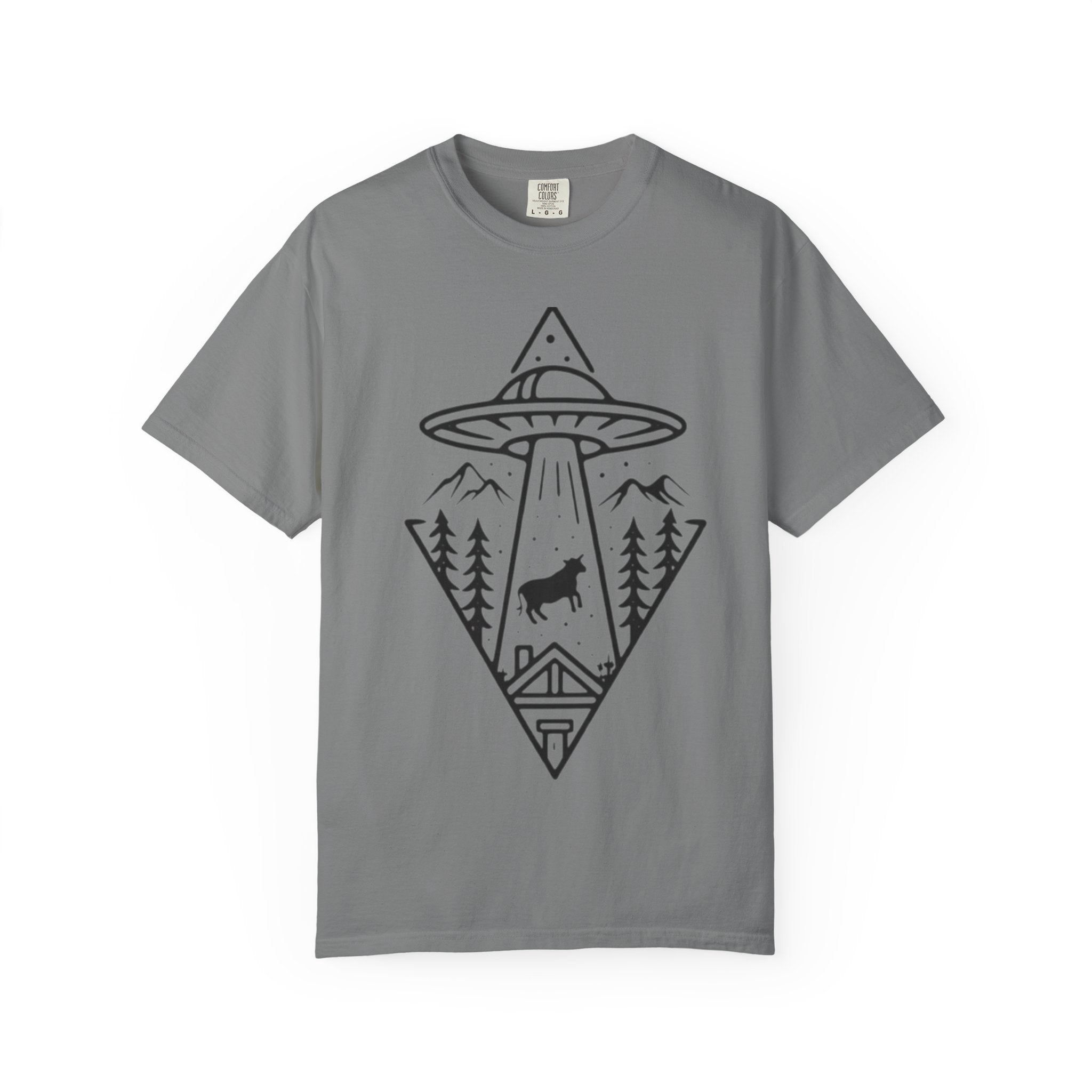 Cow UFO T-Shirt | Alien Abduction Graphic Tee