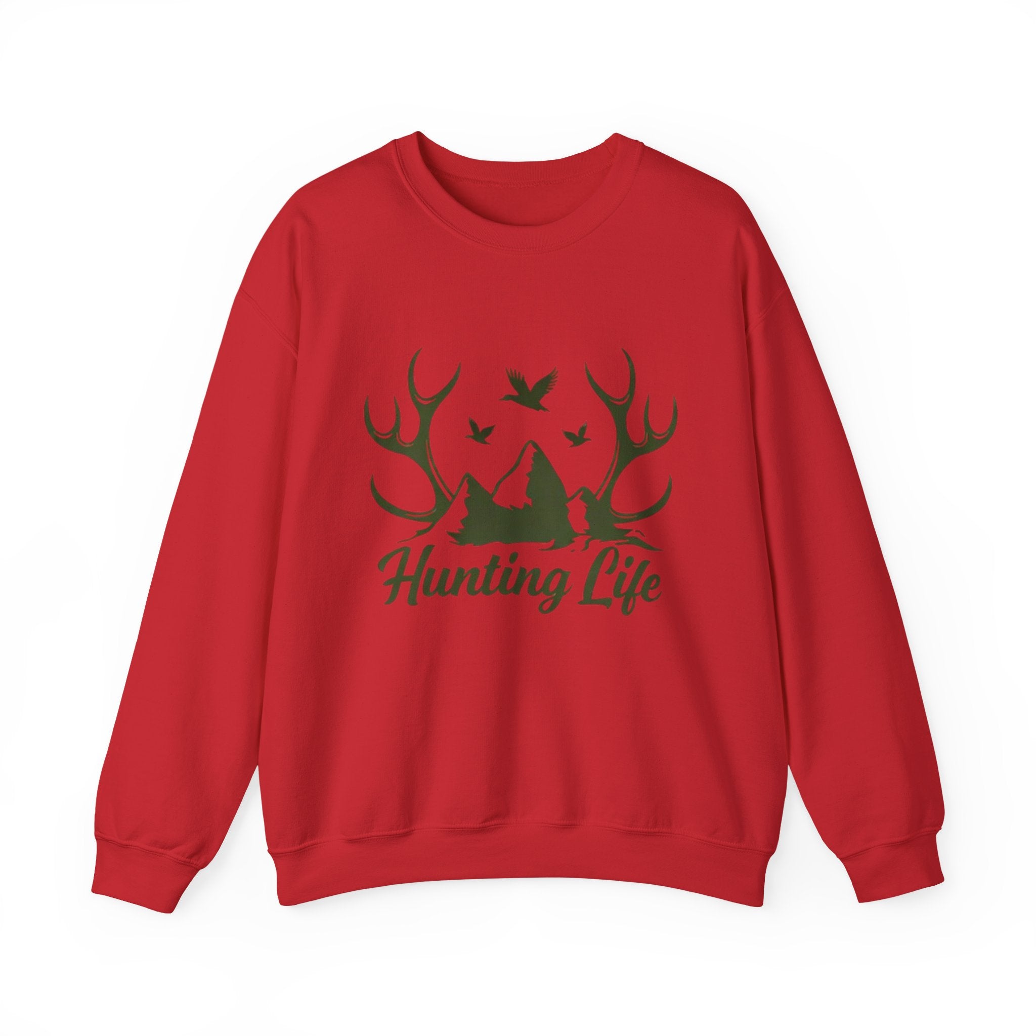 Hunting Life Sweatshirt | Outdoor Antler & Duck Hunt Crewneck