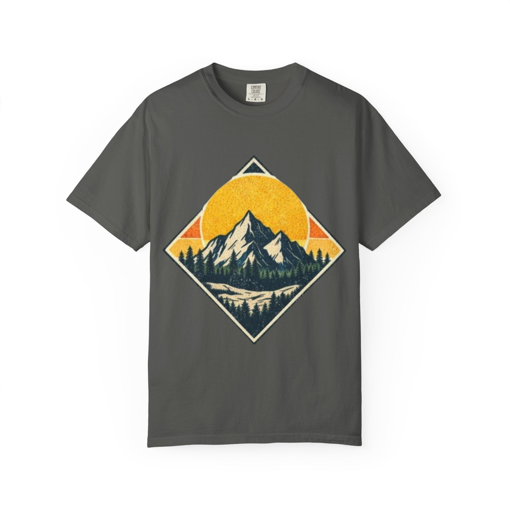 Mountain Sunset T-Shirt | Retro Outdoor Graphic Tee