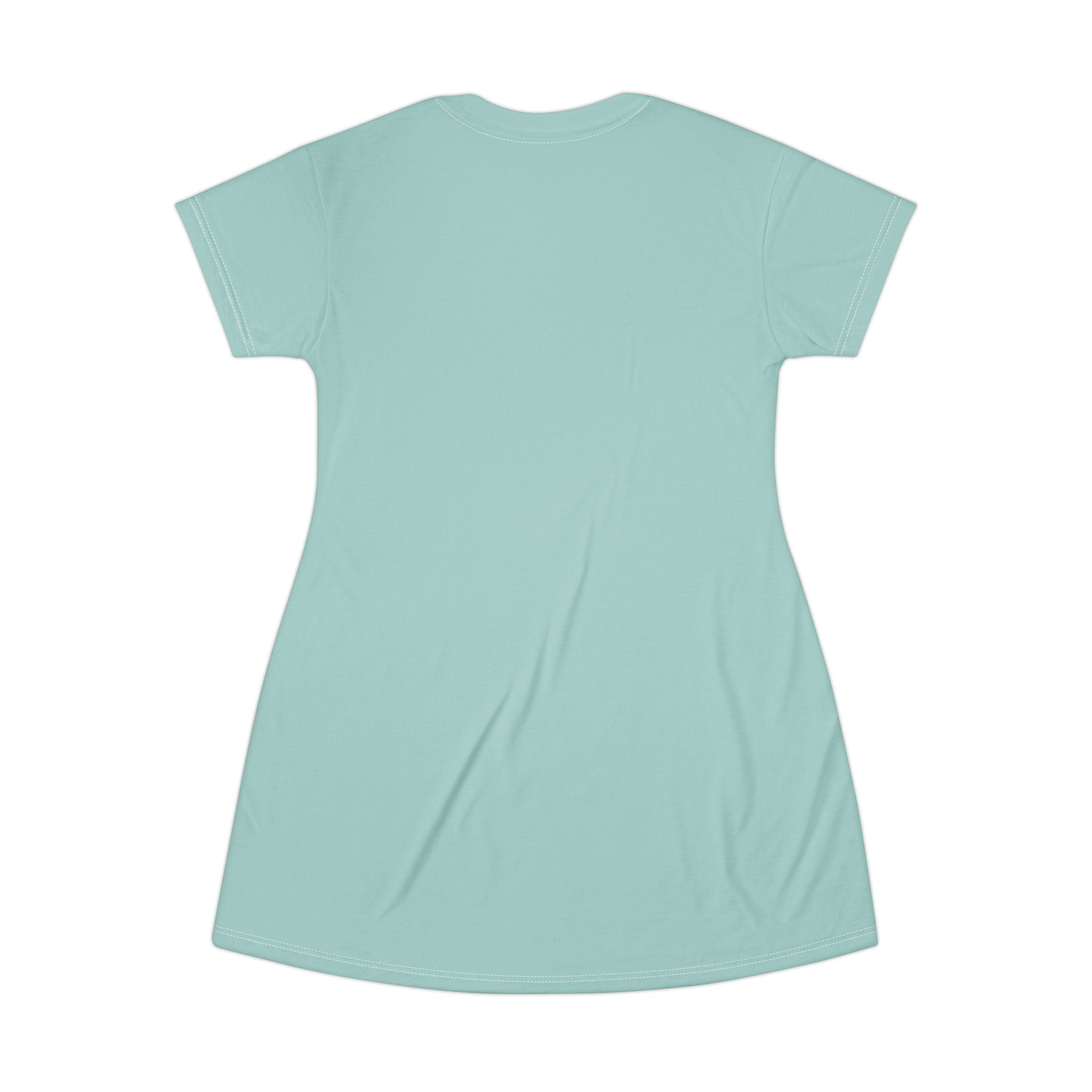 Stay Weird Canoe Bigfoot T-Shirt Dress | Cute Outdoor Graphic Dress