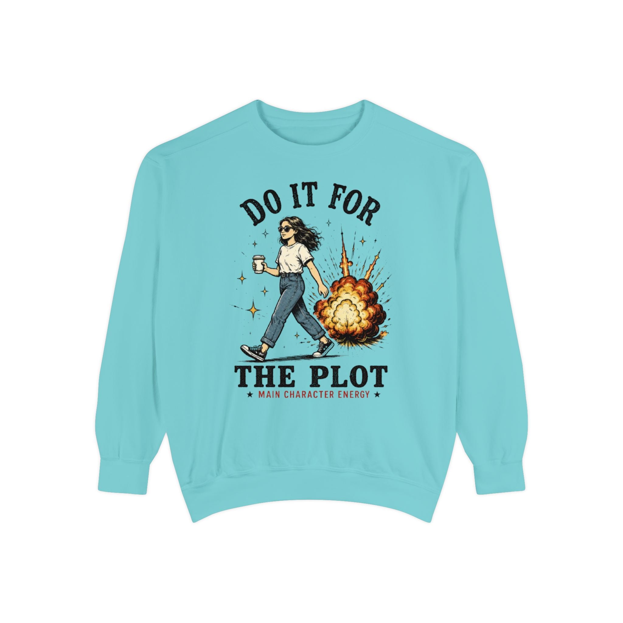 Do It For The Plot Sweatshirt | Literary Aesthetic Crewneck