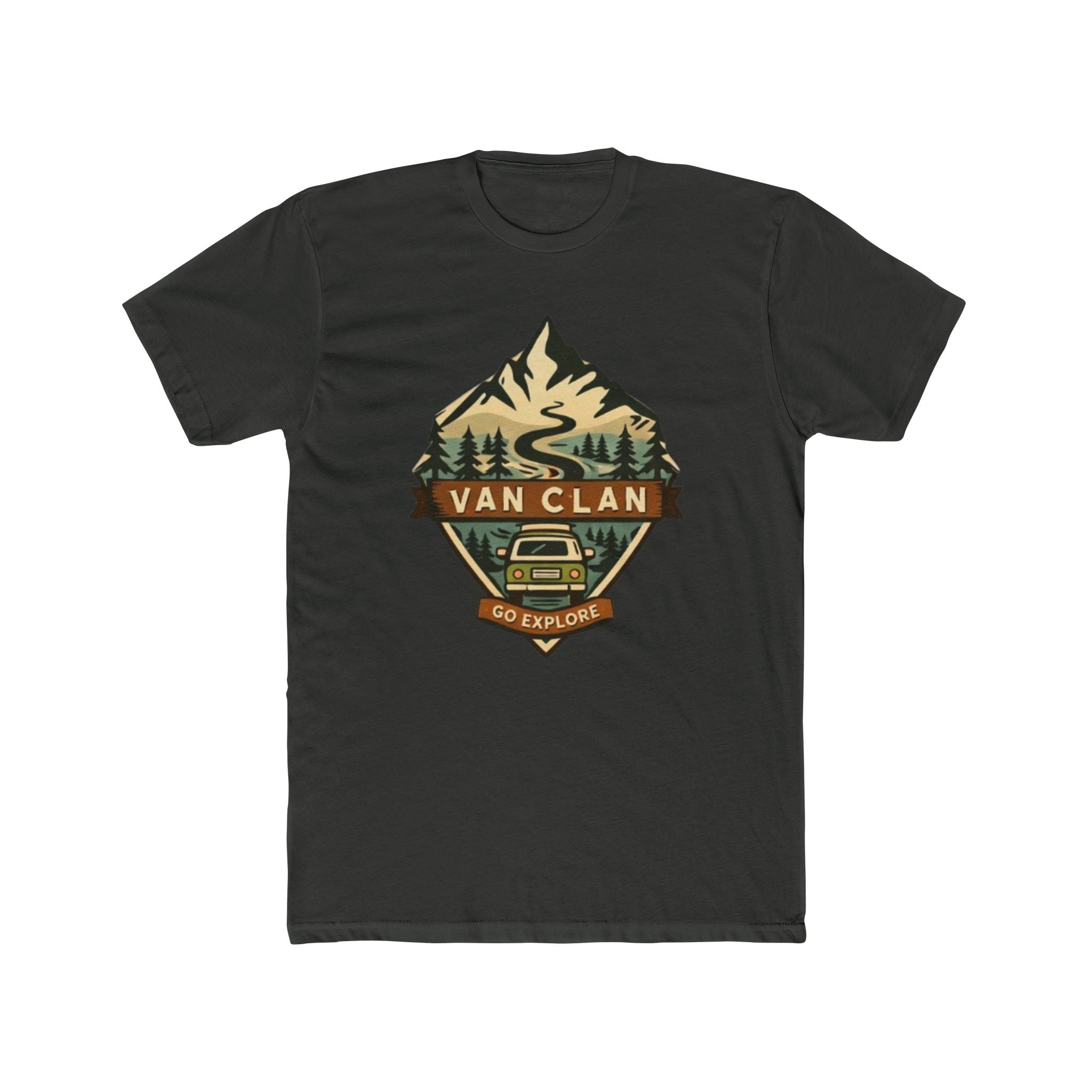 Van Clan Adventure T‑Shirt | Go Explore Vintage Camper Tee