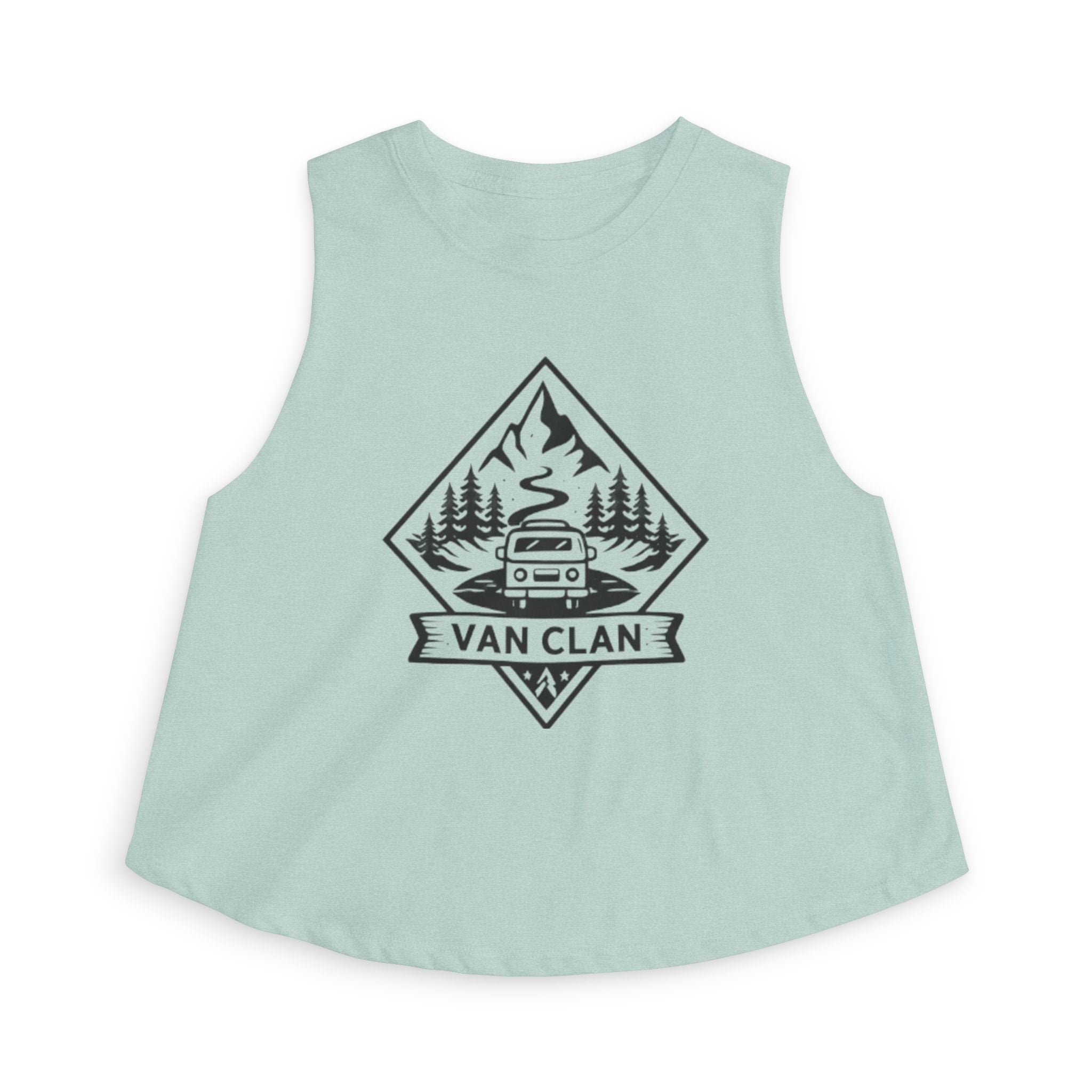 Van Clan Camping Crop Top | Outdoorsy Women’s Adventure Tee