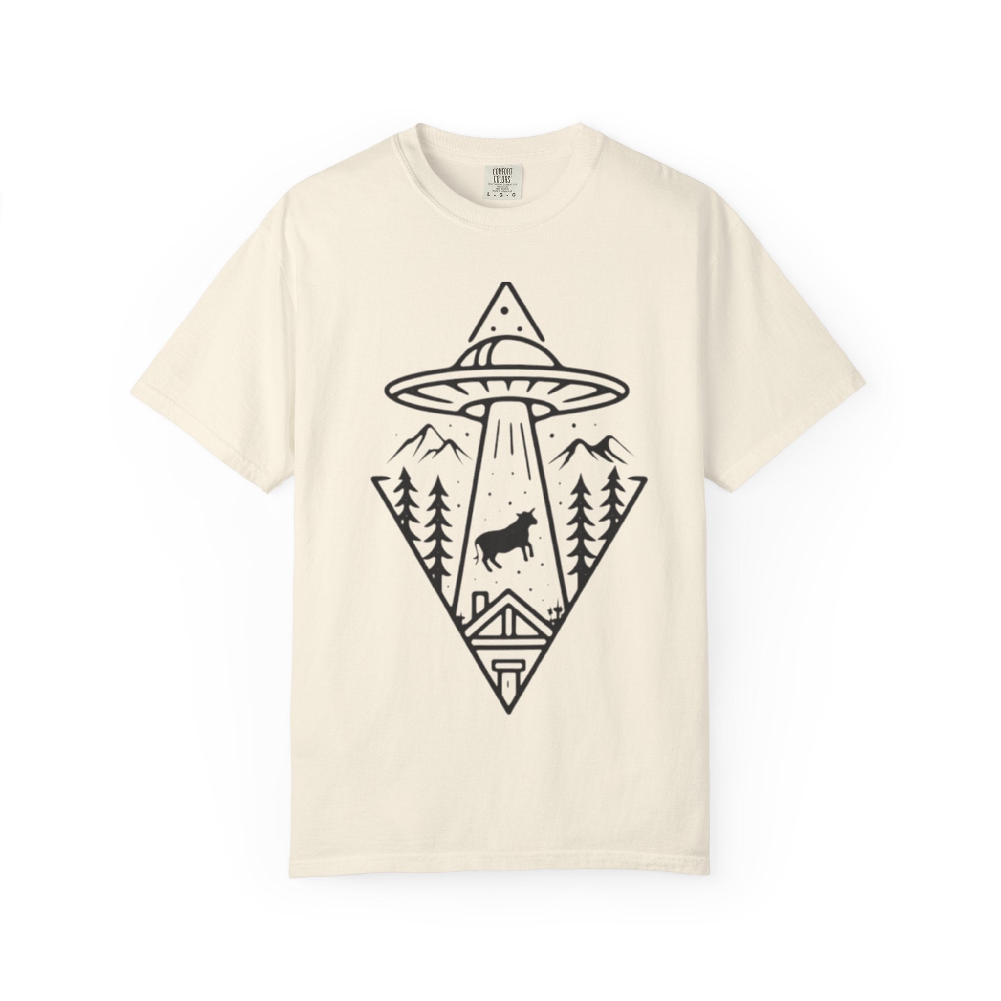 Cow UFO T-Shirt | Alien Abduction Graphic Tee