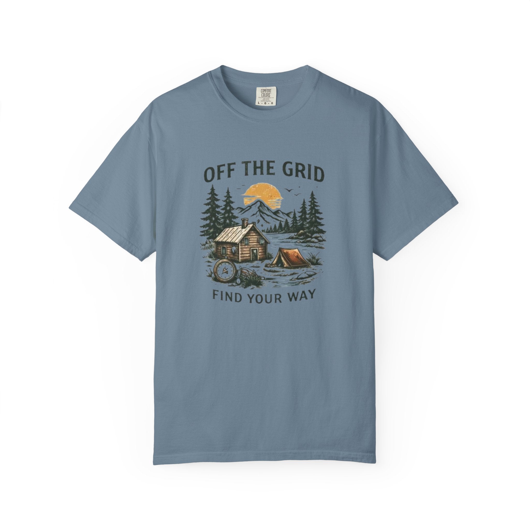Off The Grid | Find Your Way Camping T-Shirt