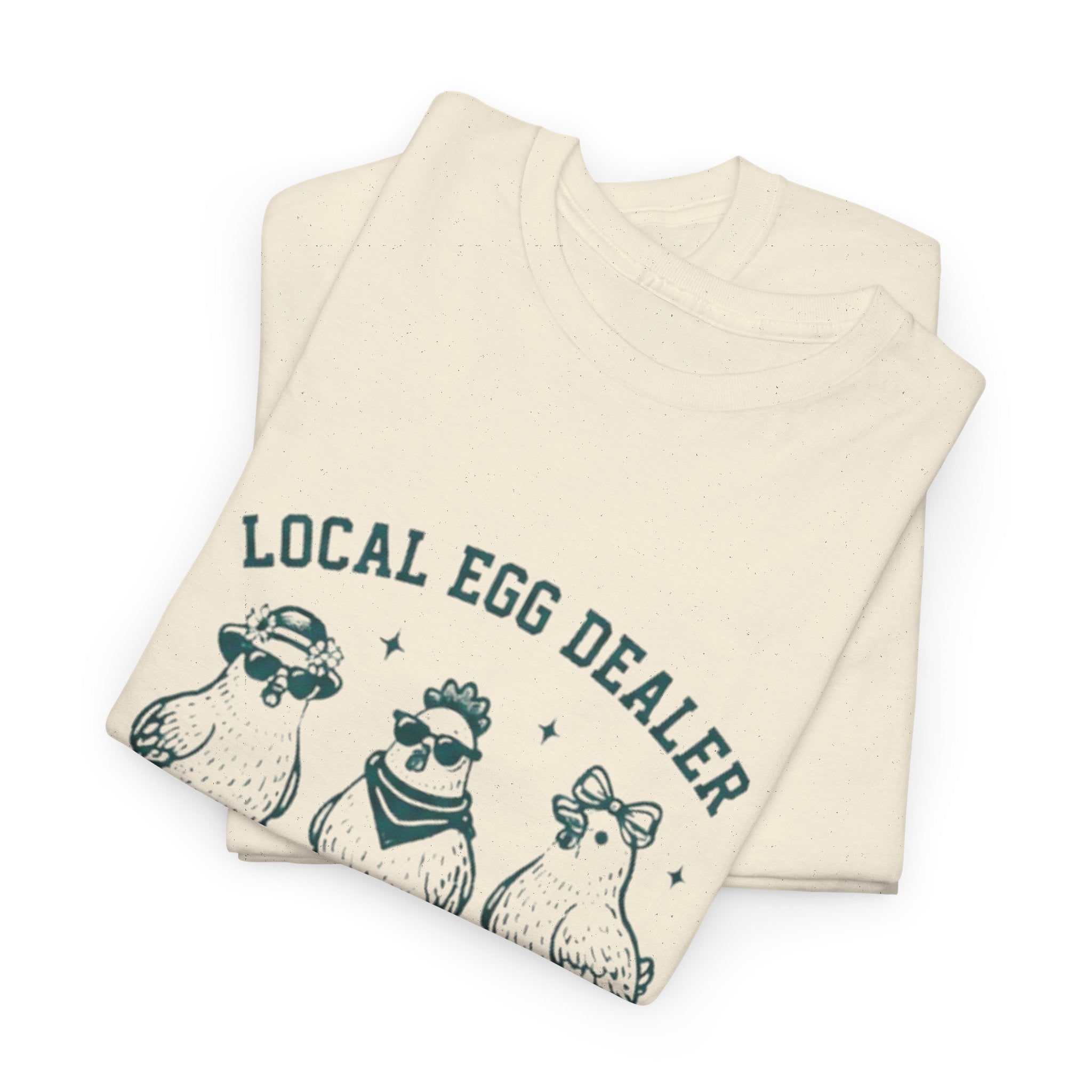 Local Egg Dealer T-Shirt | Cute Vintage Farm Chicken Tee for Chicken Keepers & Farmers