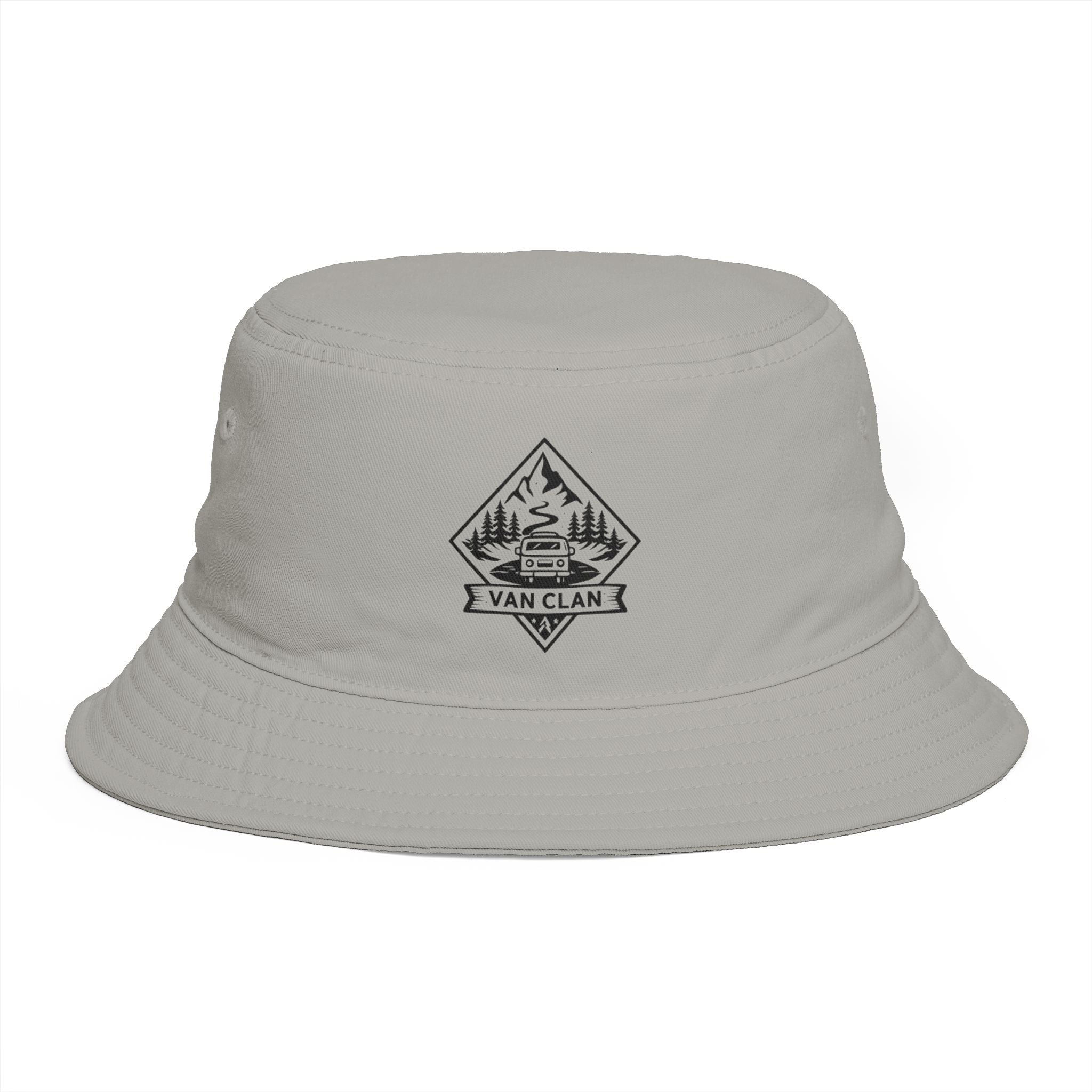 Adventure Camp Brown Bucket Hat | Van Clan Outdoors Patch