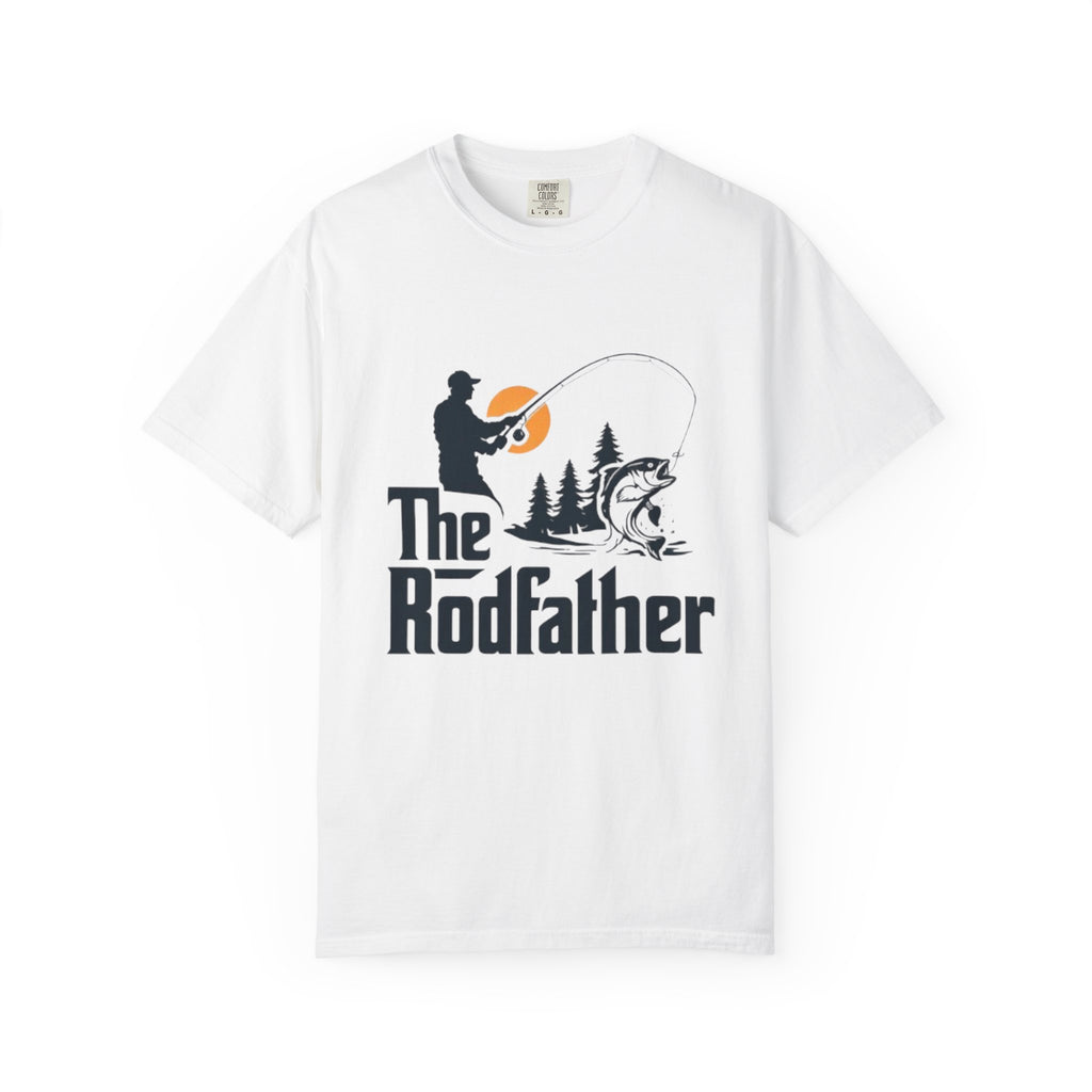 Rodfather fishing silhouette T-Shirt | Fishing tee, bass angler design