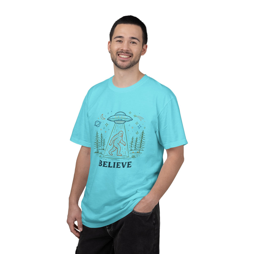 Believe Sasquatch UFO T-Shirt