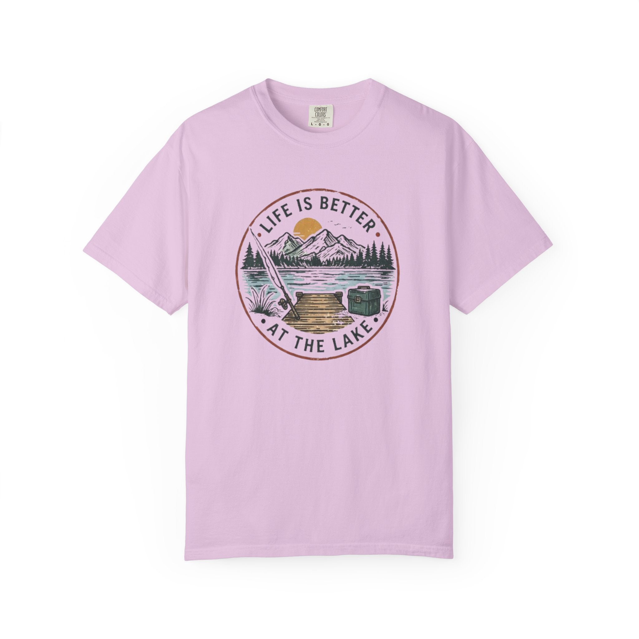 Life Is Better at the Lake Fishing Tee | Gift for Him or Her