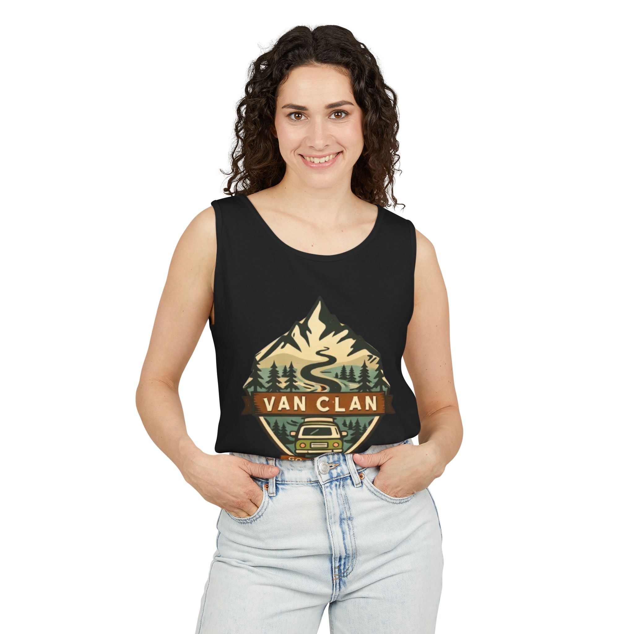 Van Clan Go Explore Tank Top | Adventure Van life Graphic Tank