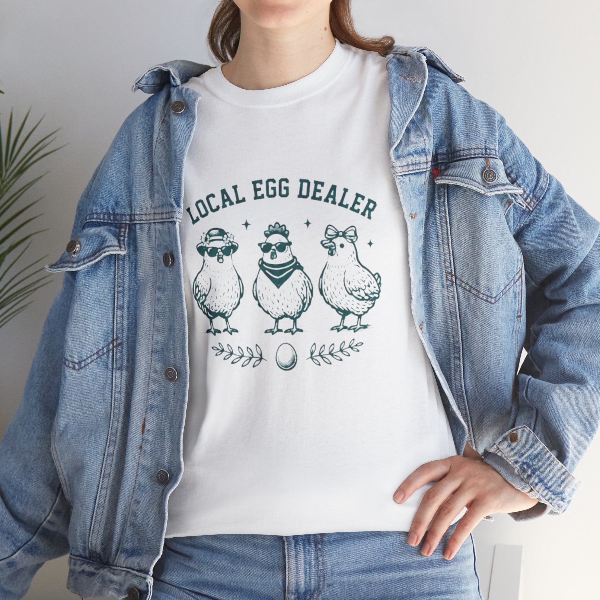 Local Egg Dealer T-Shirt | Cute Vintage Farm Chicken Tee for Chicken Keepers & Farmers