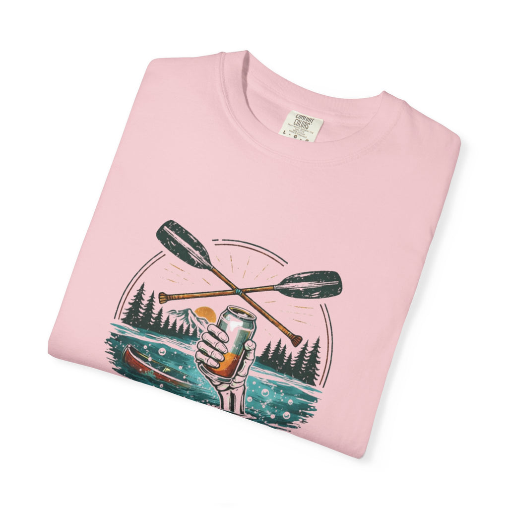 Explore More Worry Less T-Shirt | Outdoor Canoe Camping Adventure Tee