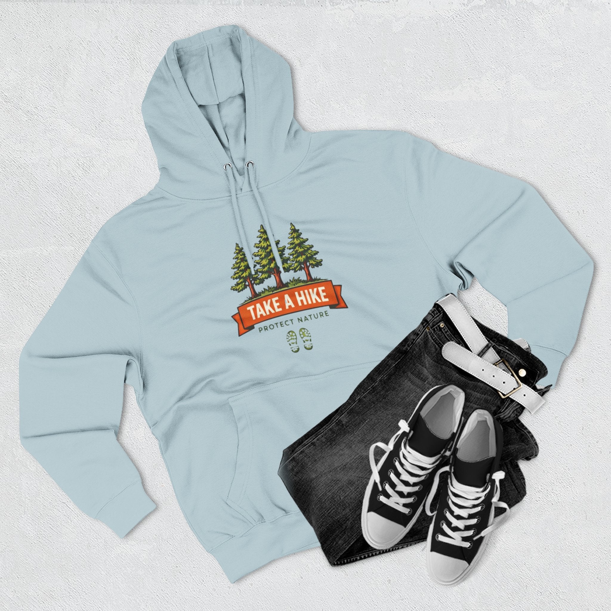Hoodie | Take a Hike Graphic Hooded Sweatshirt Protect Nature