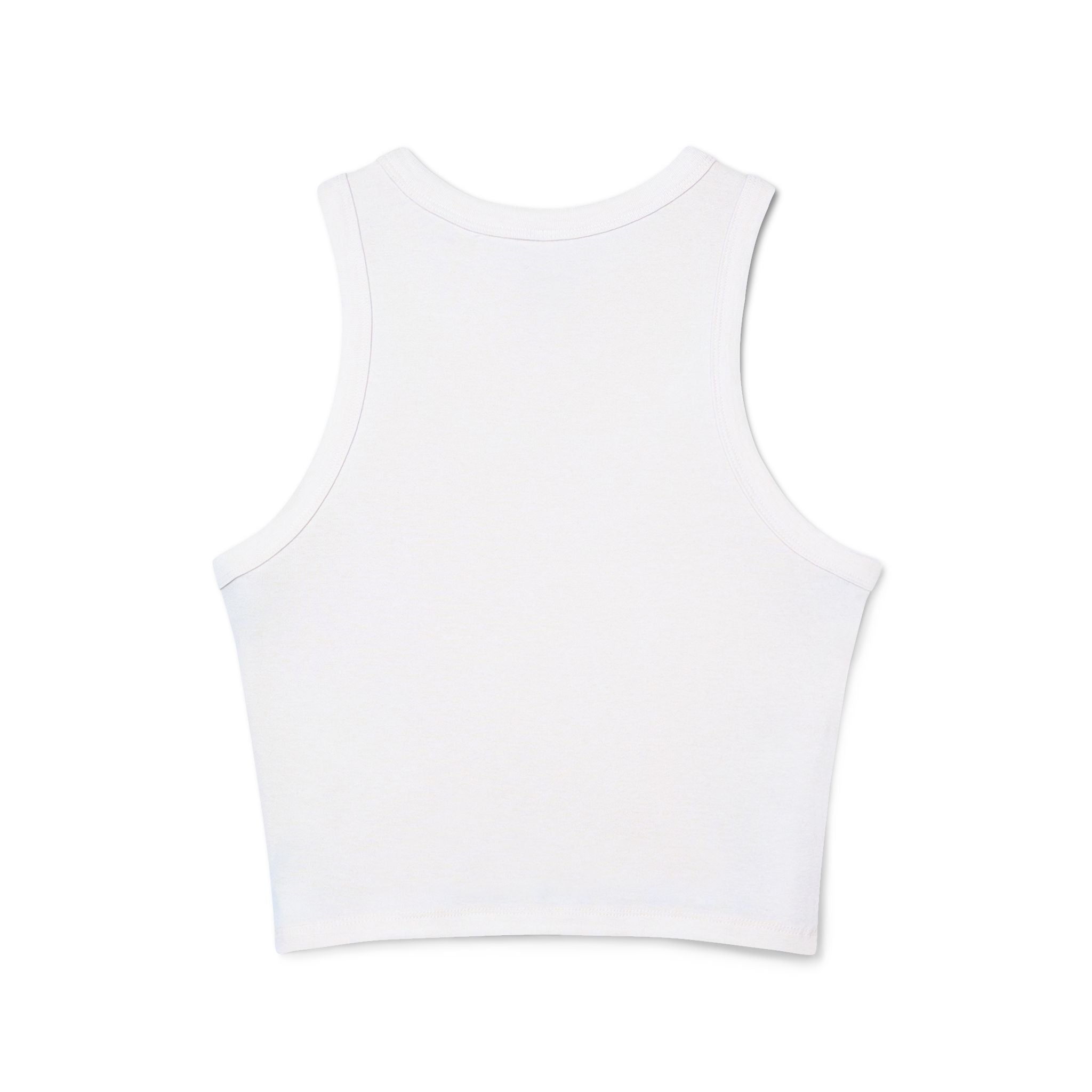 Bear Forest Tank Top | Vintage Wilderness Graphic Racer Crop