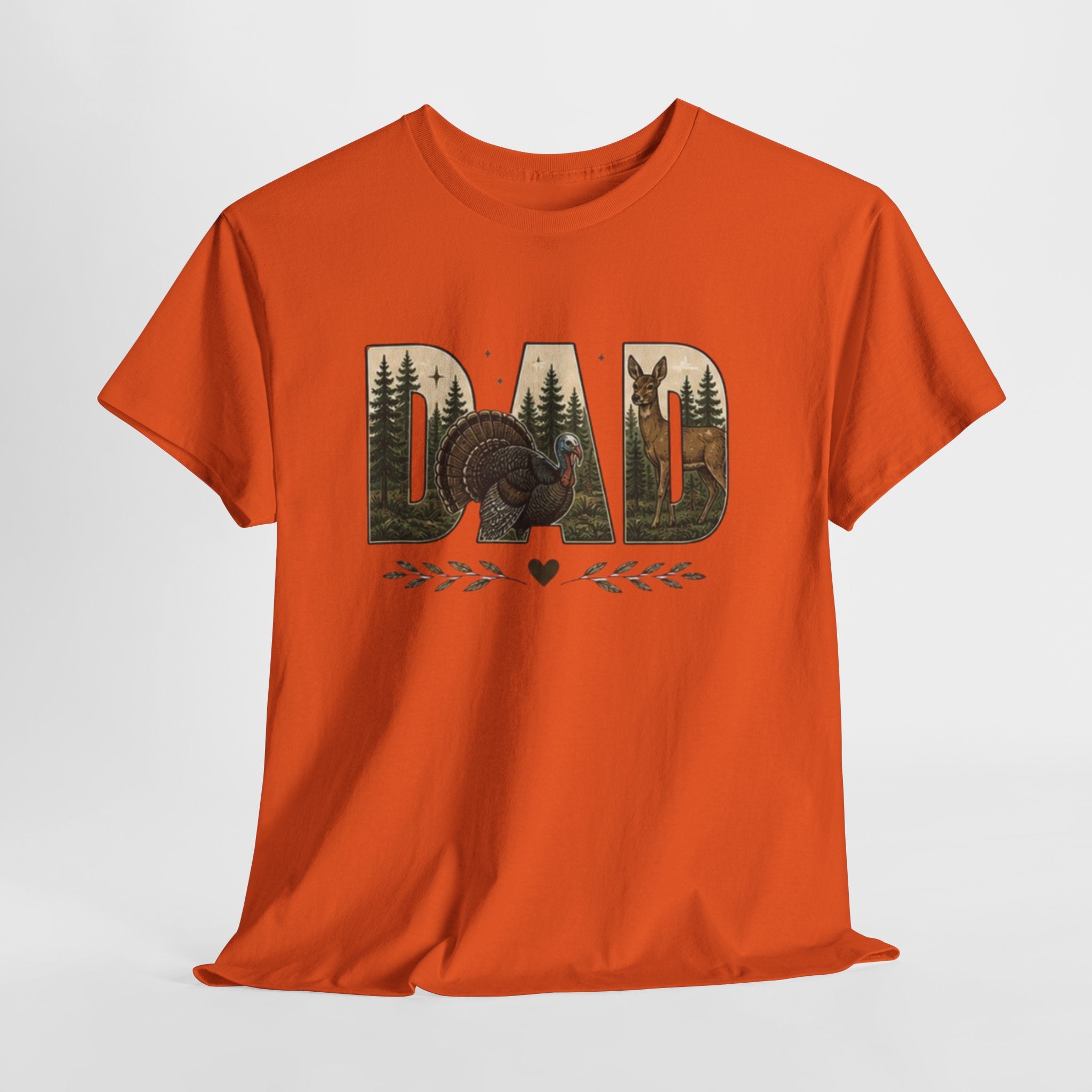 Dad Nature Crewneck Tee | Outdoor Turkey Hunting Fathers Day Shirt