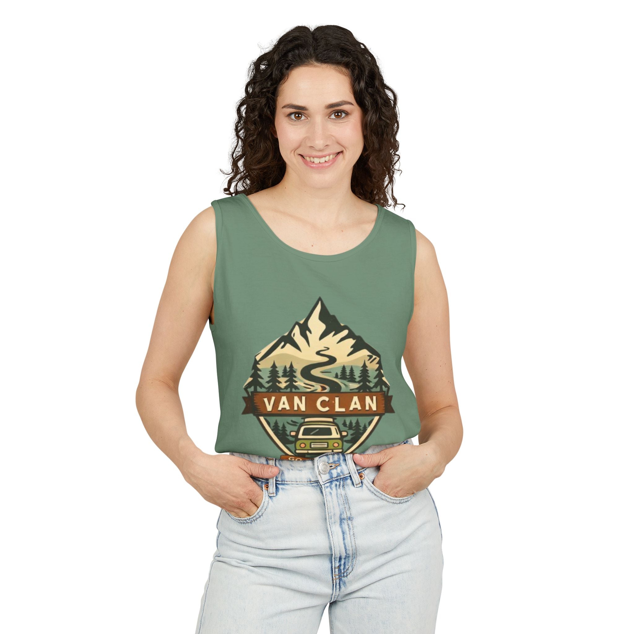 Van Clan Go Explore Tank Top | Adventure Van life Graphic Tank