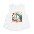 Nature Wilderness Fox Tank Women's Crop Top