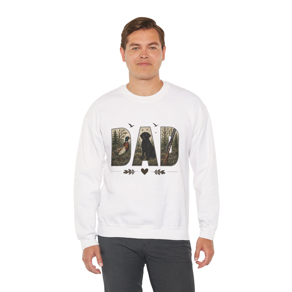 Dad Woodland Hunting Crewneck Sweatshirt | Fathers Day Gift