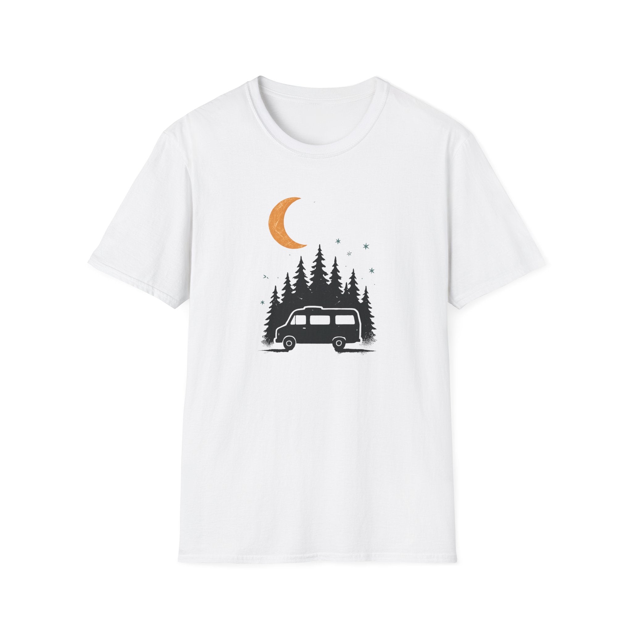 Moonlit Forest Camper T-Shirt | Moonlit Forest Camping Tee
