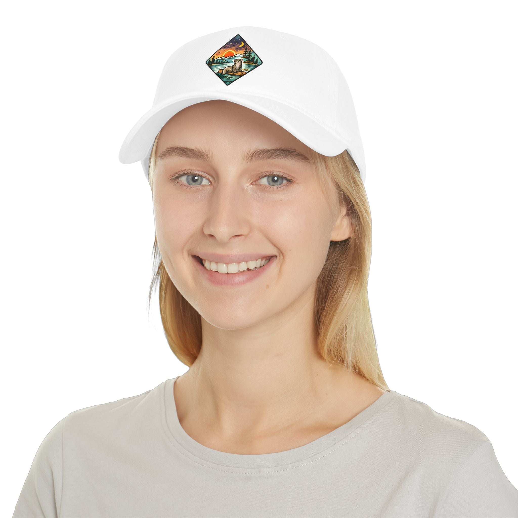 Otter Galaxy Sunset Baseball Cap