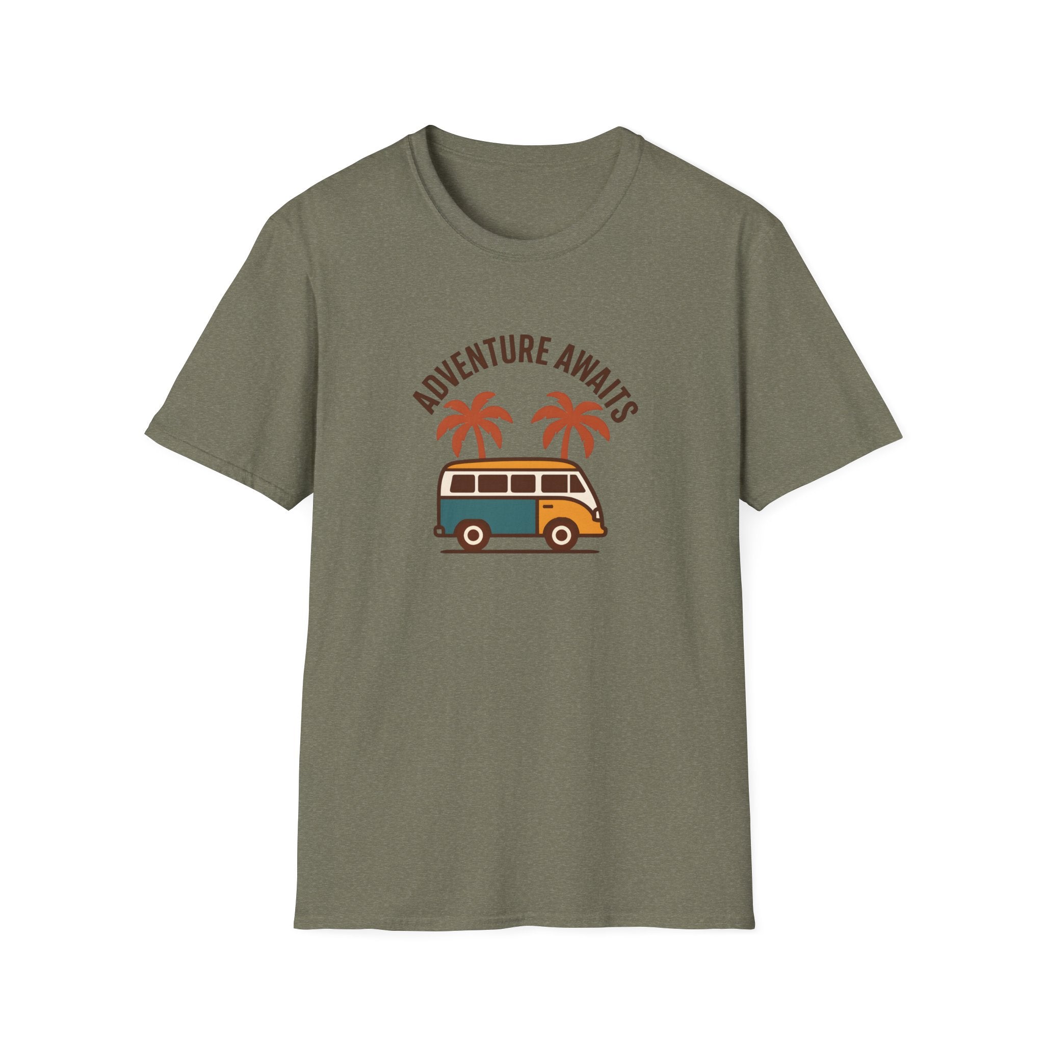 Adventure Awaits Van T-Shirt | Travel Camper Graphic Tee