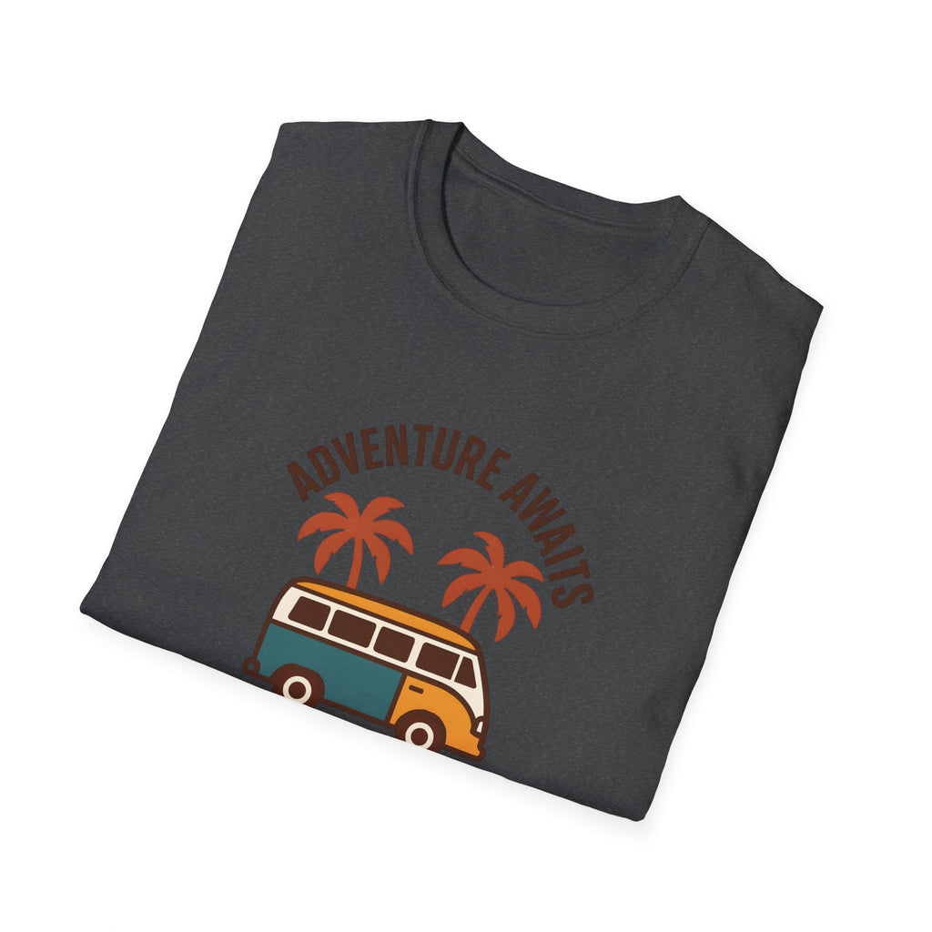 Adventure Awaits Van T-Shirt | Travel Camper Graphic Tee